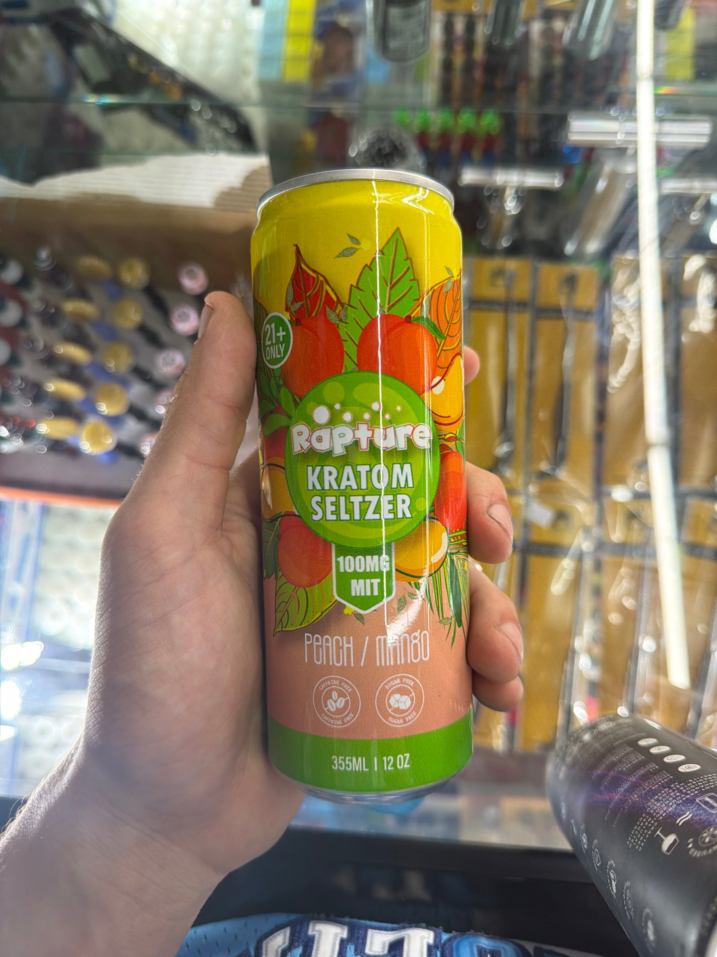 Rapture Kratom Seltzer 100mit Peach / Mango