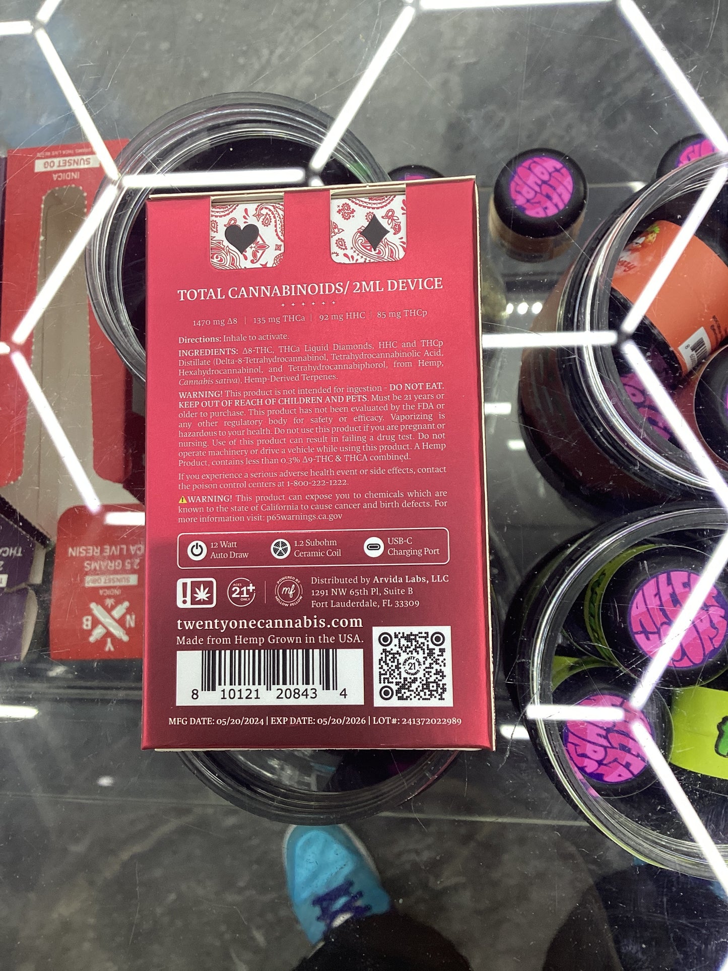 21 cannabis strawberry fields sativa 2ml disposable