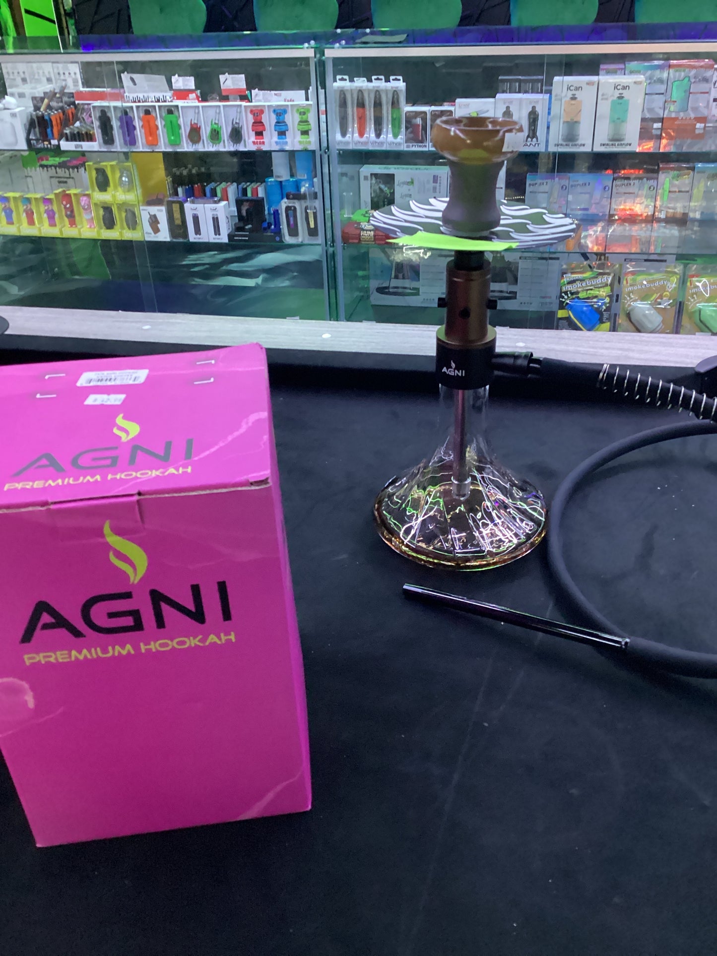 Agni hookah veno-brown coffie
