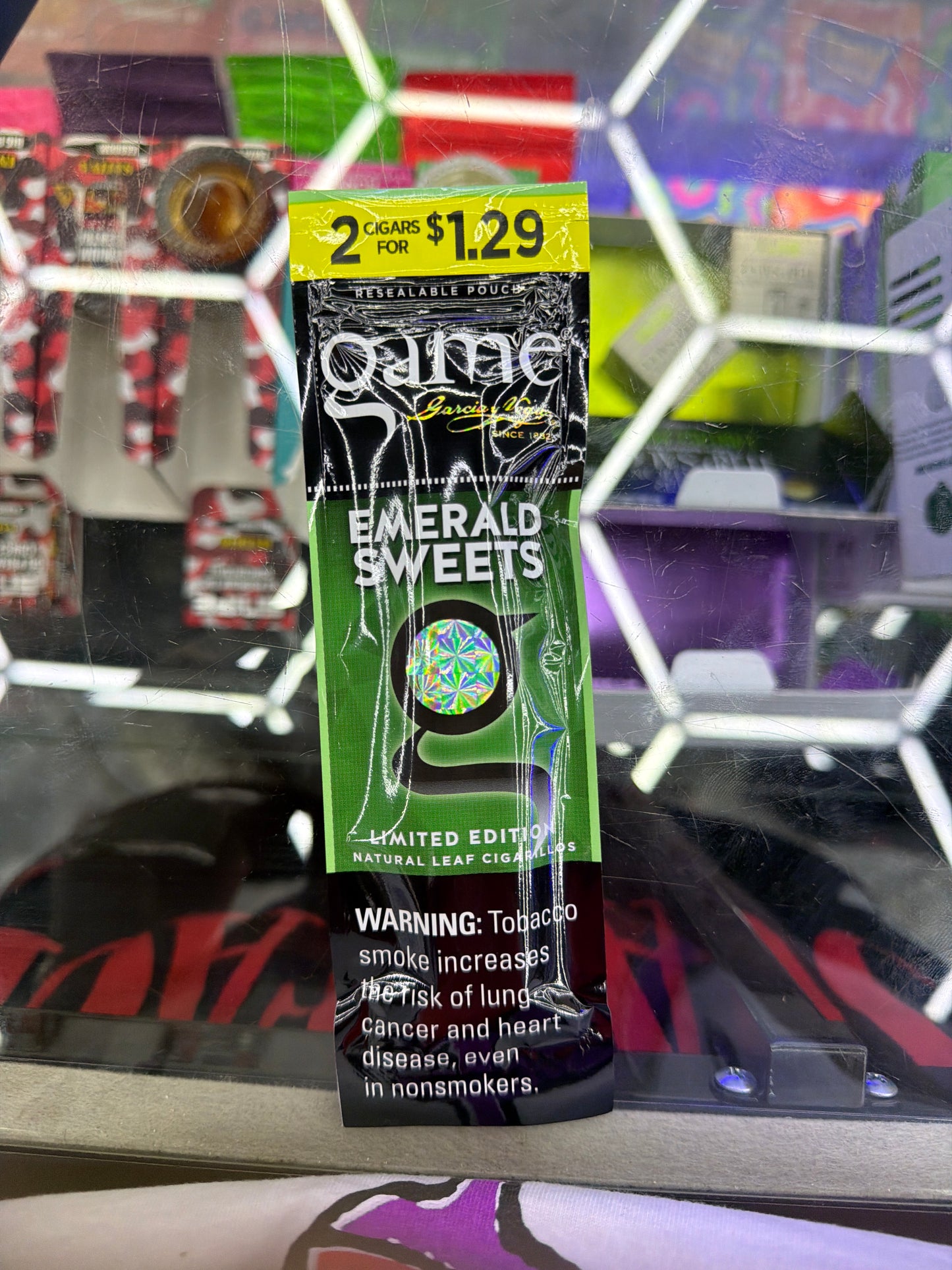 Game emerald sweets cigarillos