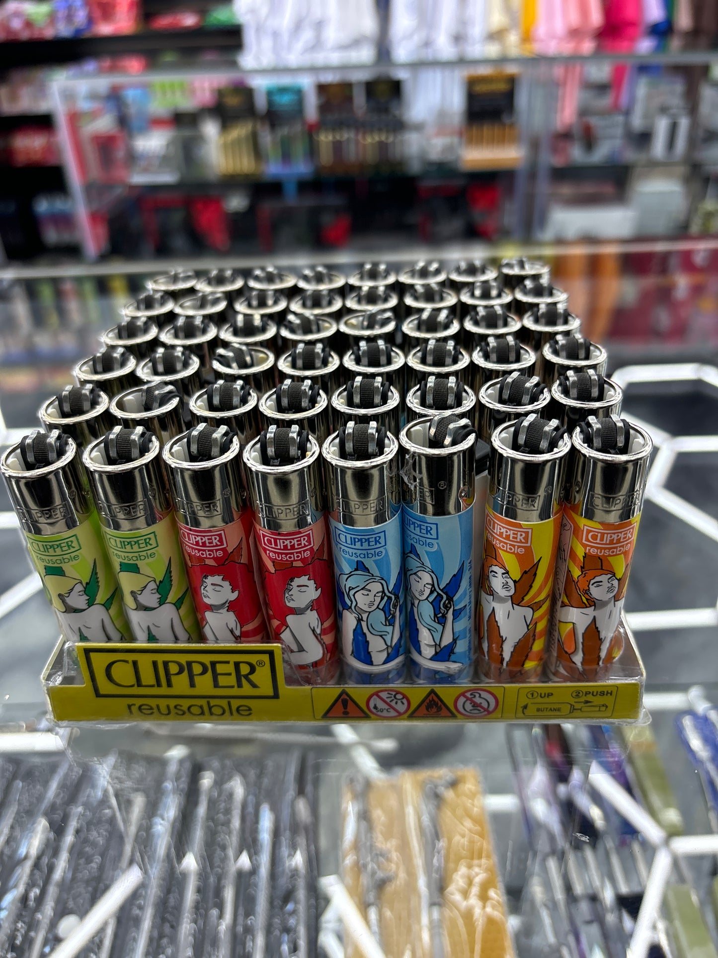 Clipper reusable girl design lighters