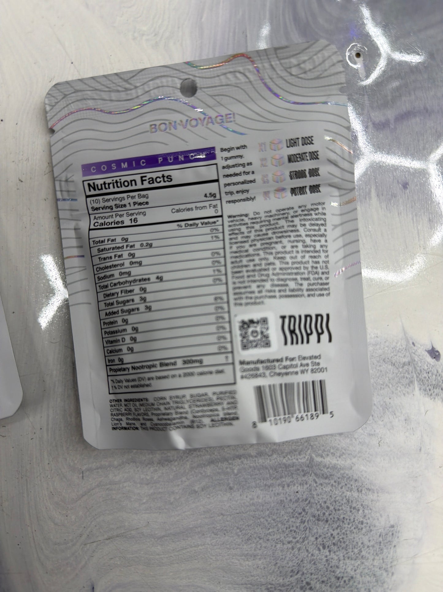 TRIPPI Magic Mushroom Gummies Cosmic Punch