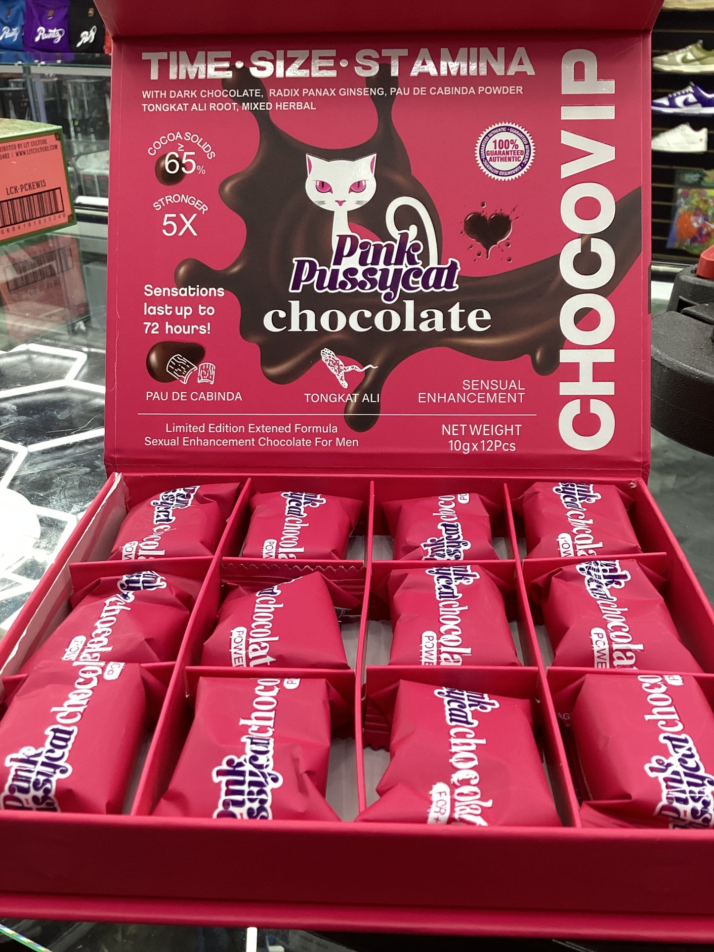 Pink pussycat chocolate