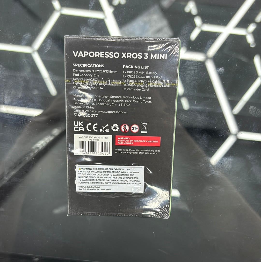 Vaporesso xros 3 mini blue
