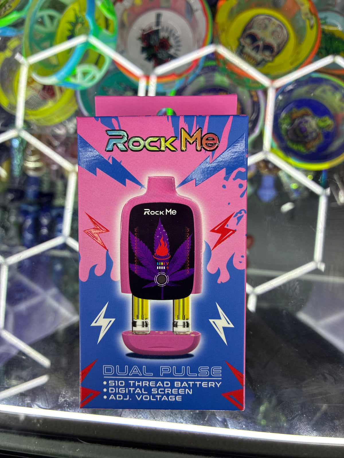 Rock me dual 510 thread battery pink
