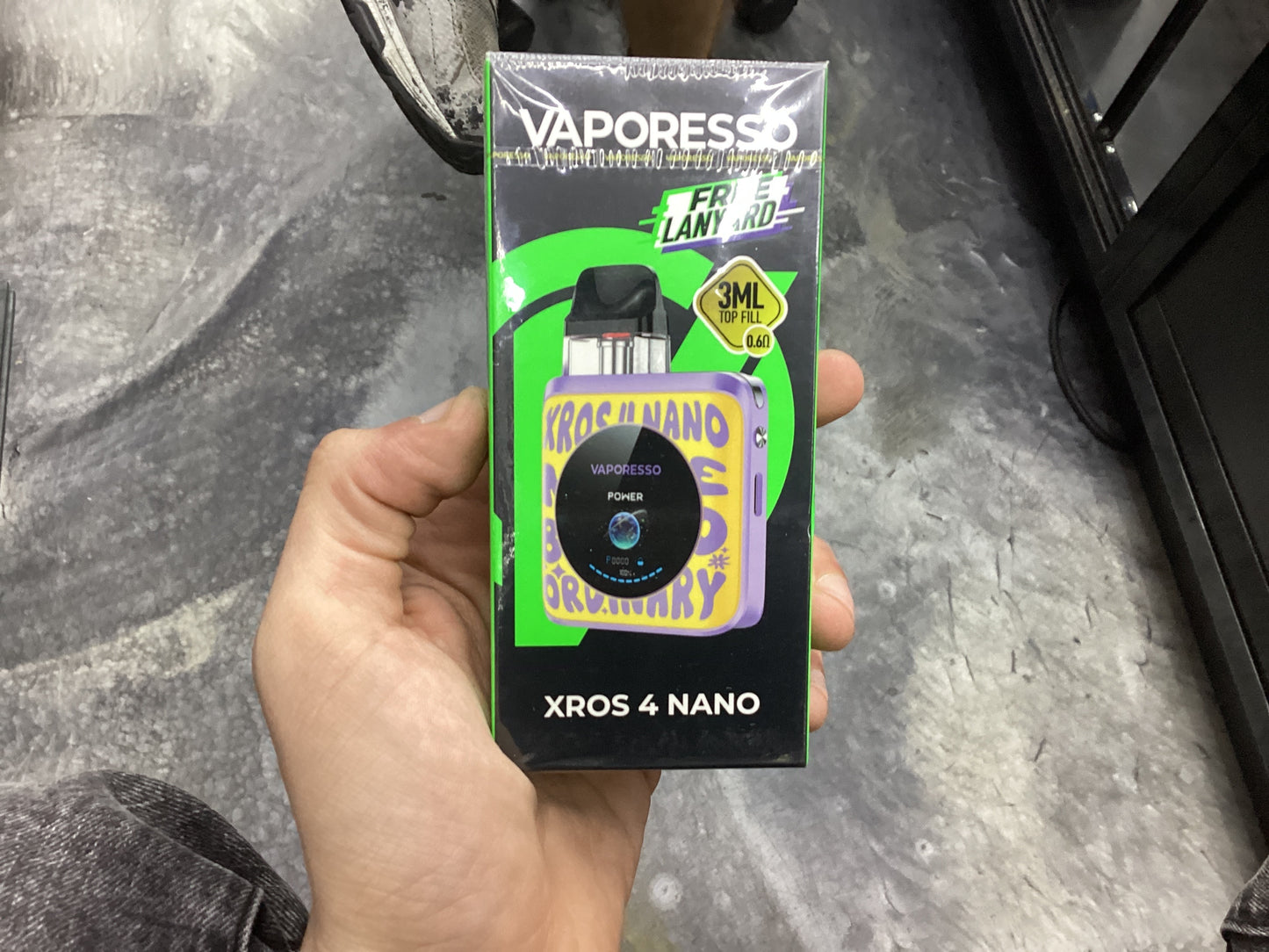 Xros 4 nano kit word pop yellow