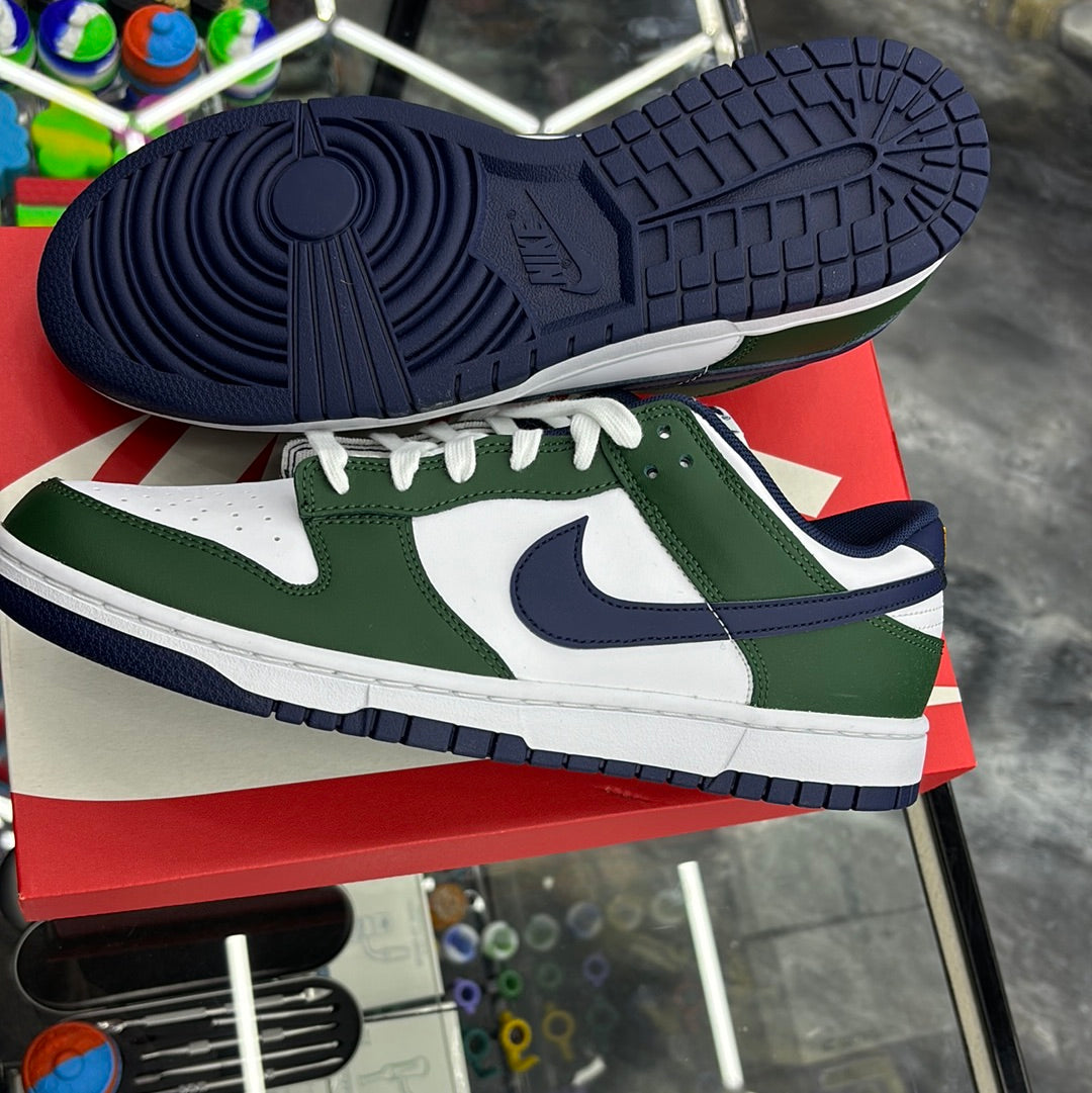 Nike dunk low fir/midnight, navy – white sapin/blank/marine minuit size 10.5
