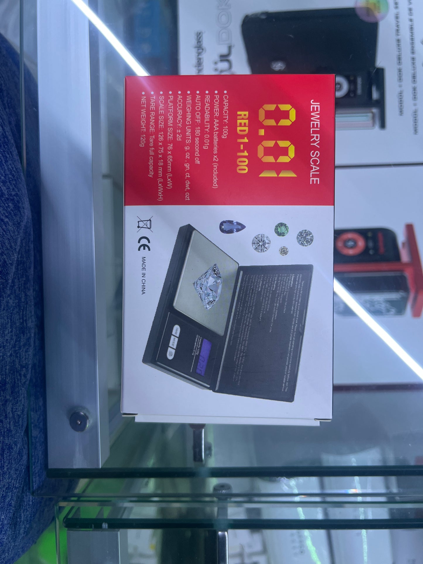 Jewlery scale Red1-100 .01g