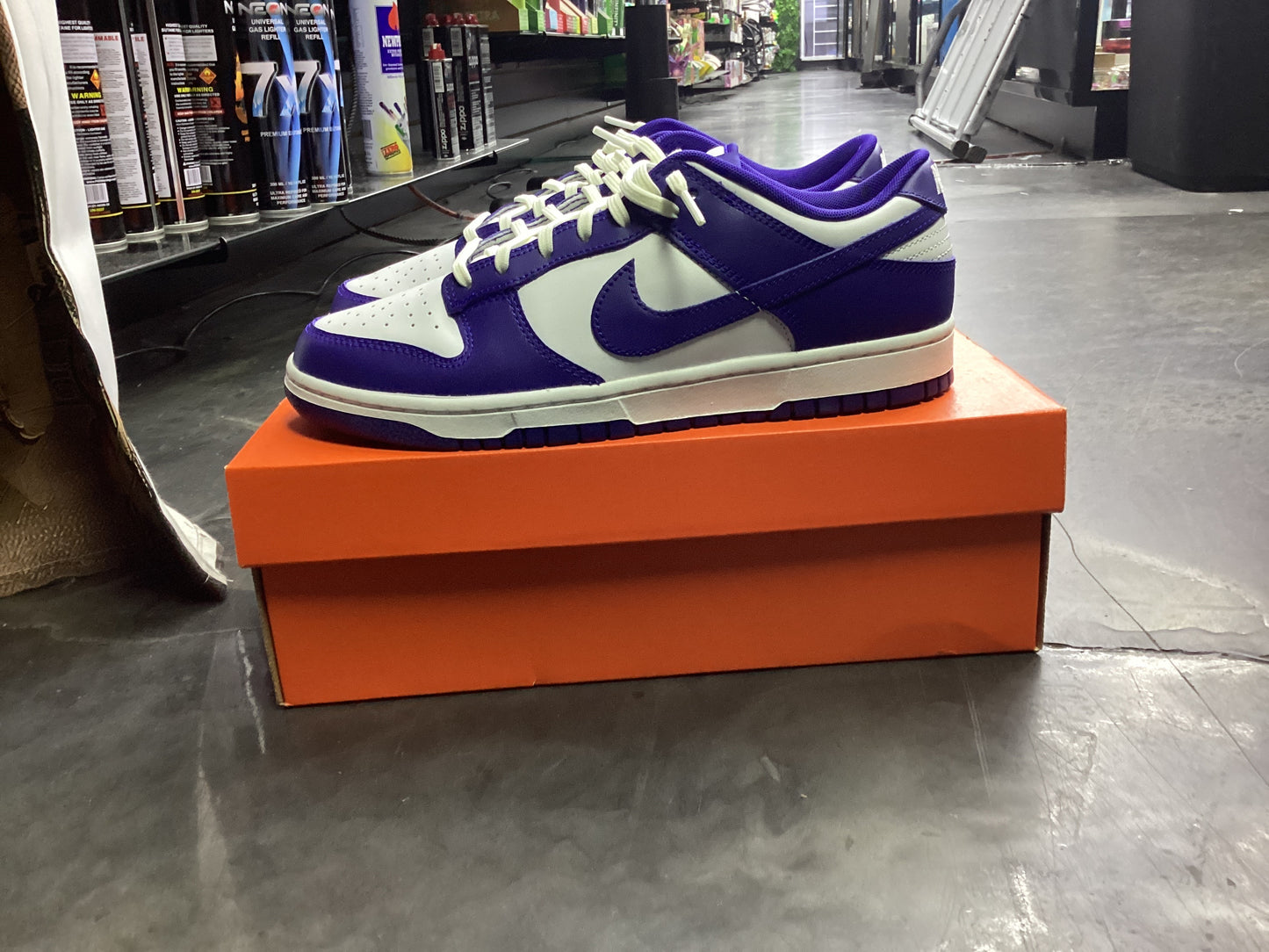 Nike dunk low concord white/ blue Men’s size 9