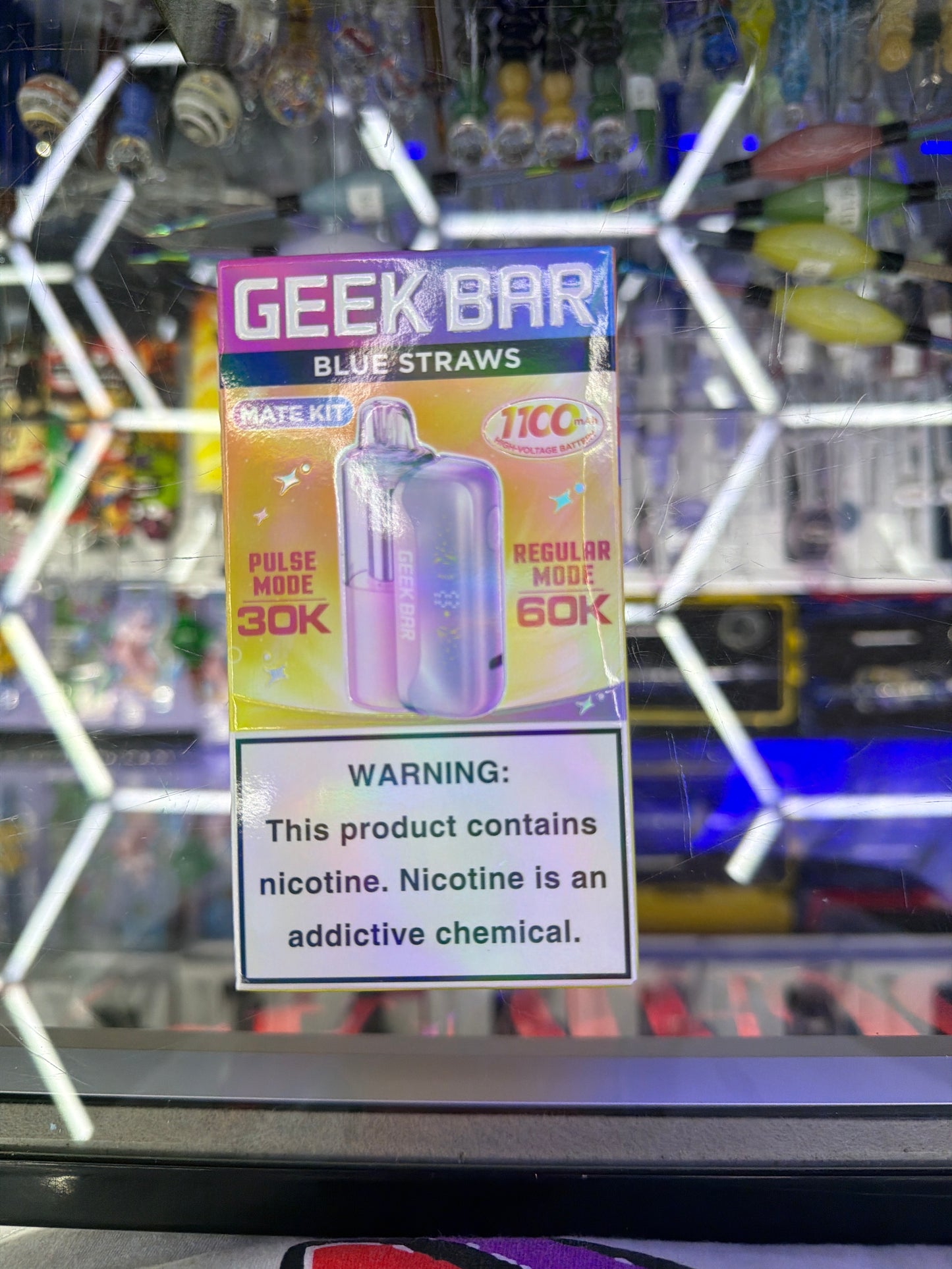 Geekbar Mate Kit 30k/60k hits Blue Straws