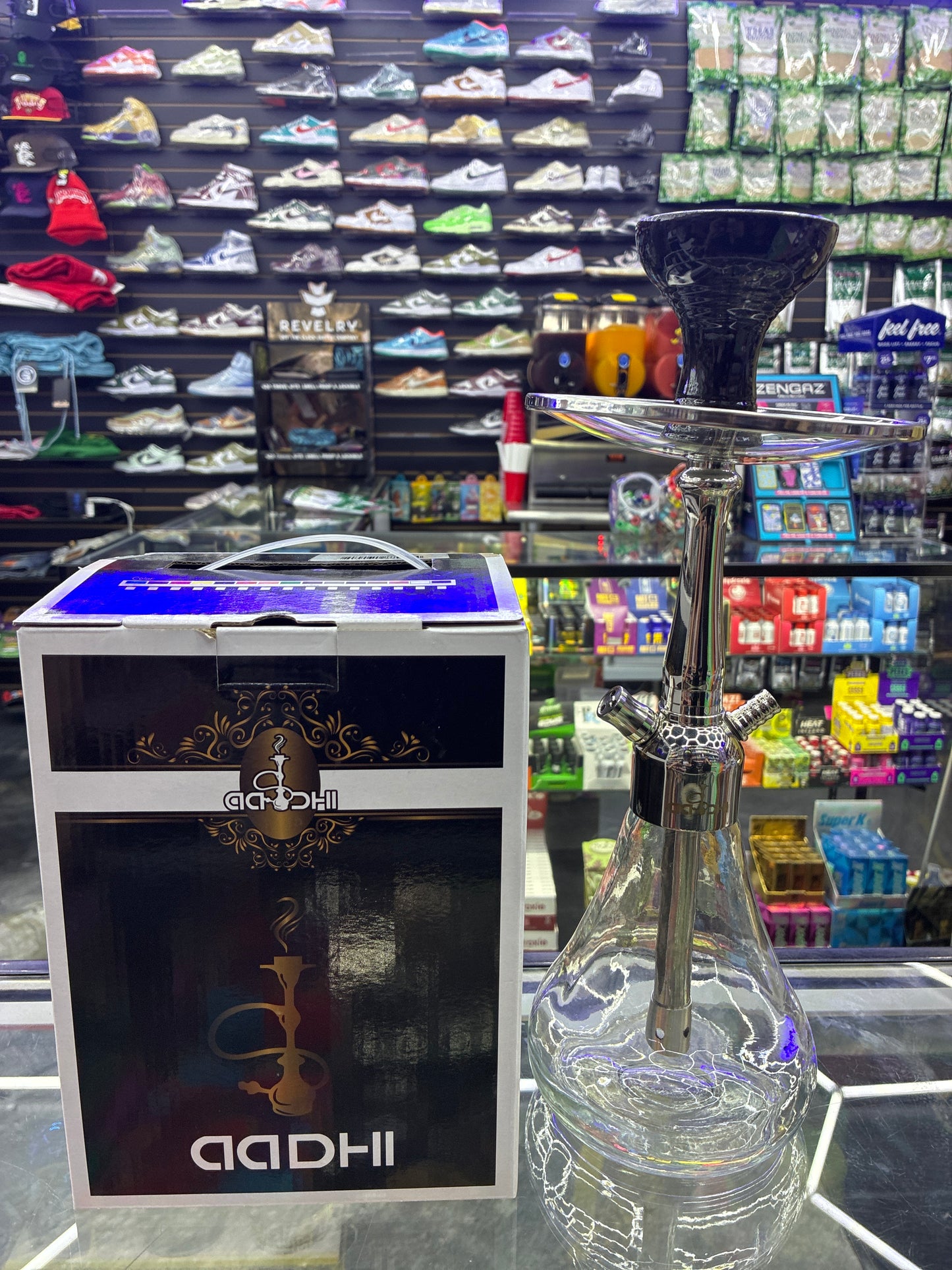 Aadhi hookah dancing 15’ silver