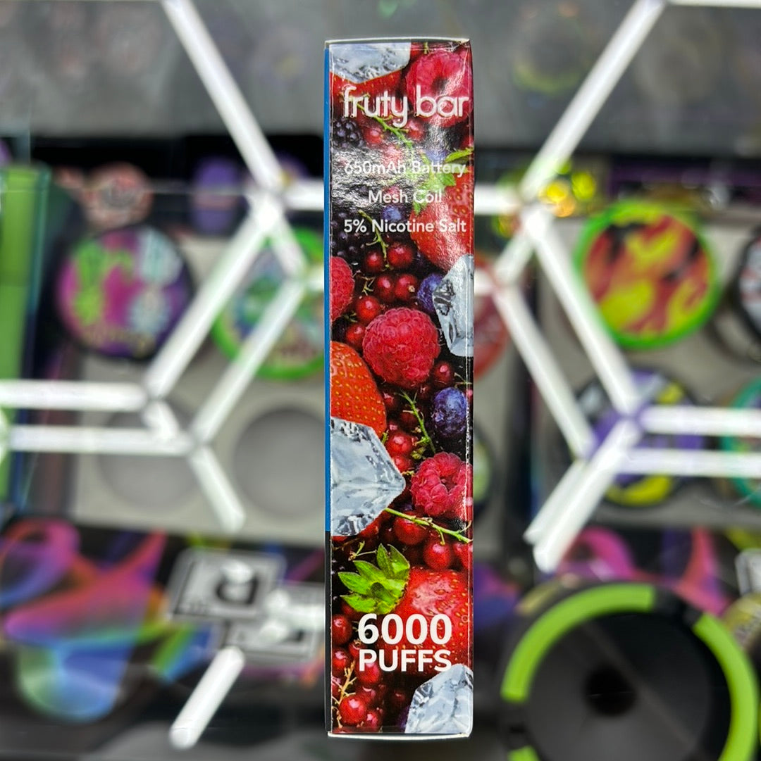 Fruity bar, 6000 triple berry ice