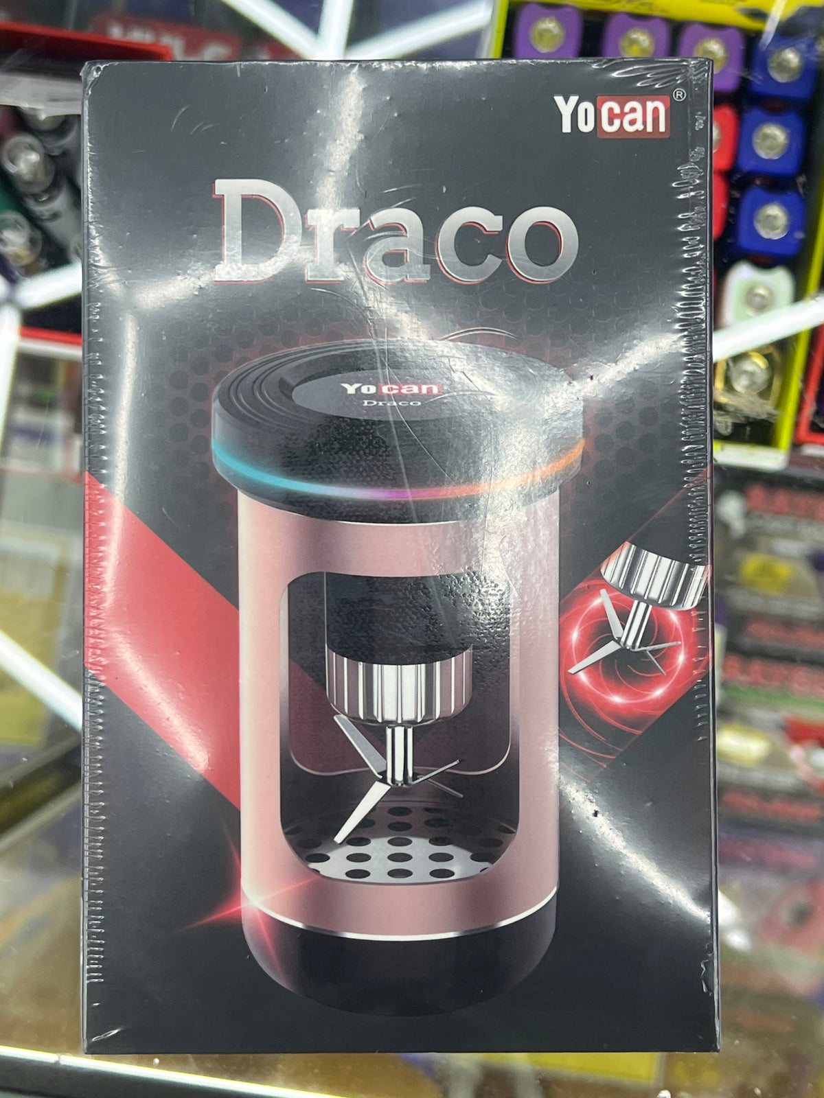 YoCan Draco herb grinder rose gold