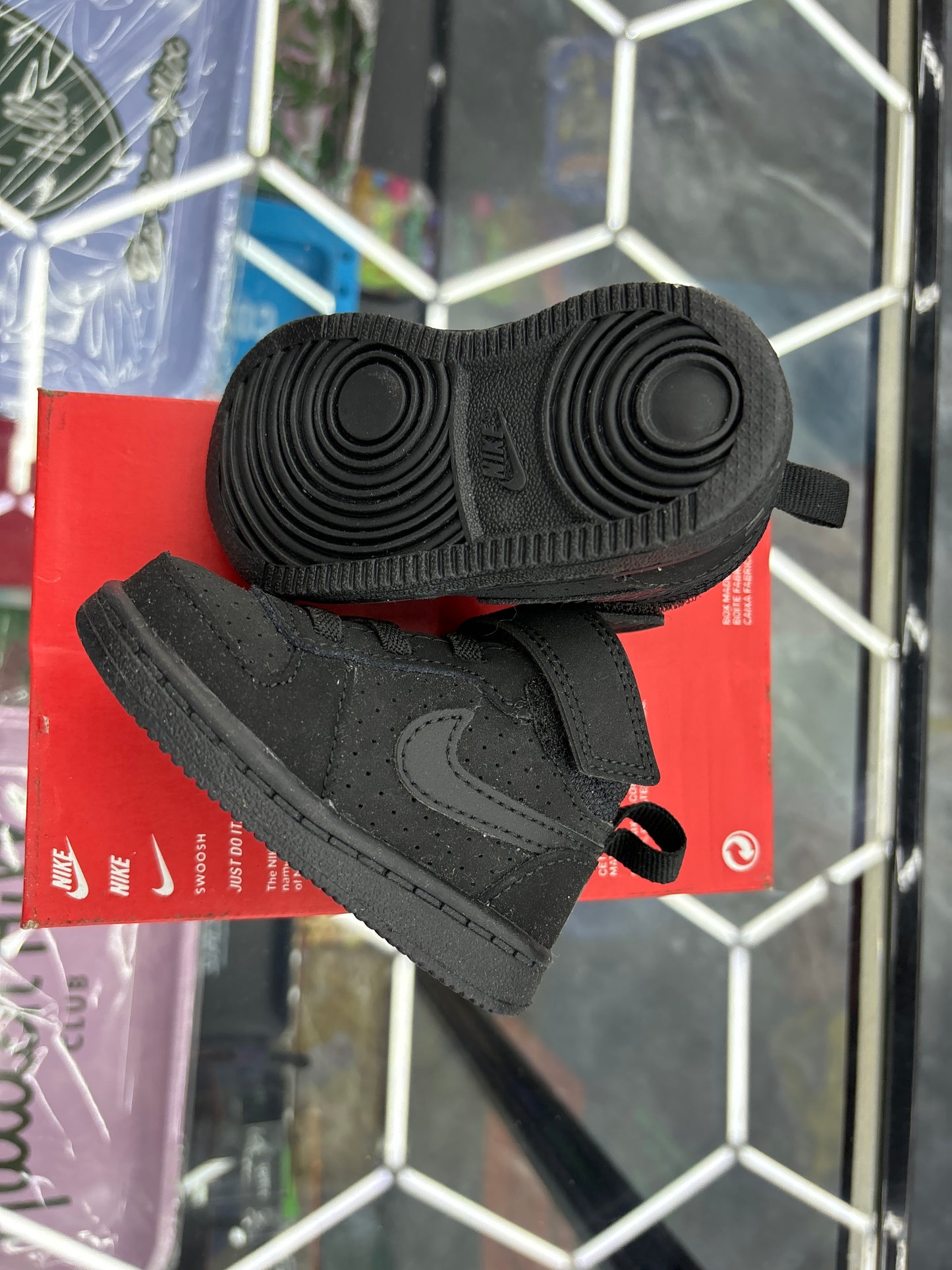 Nike Court, Borough mid black/black size 3C