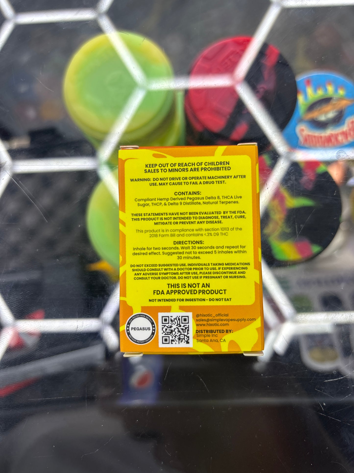 Hixotic trap’d buddha sativa 2g cart