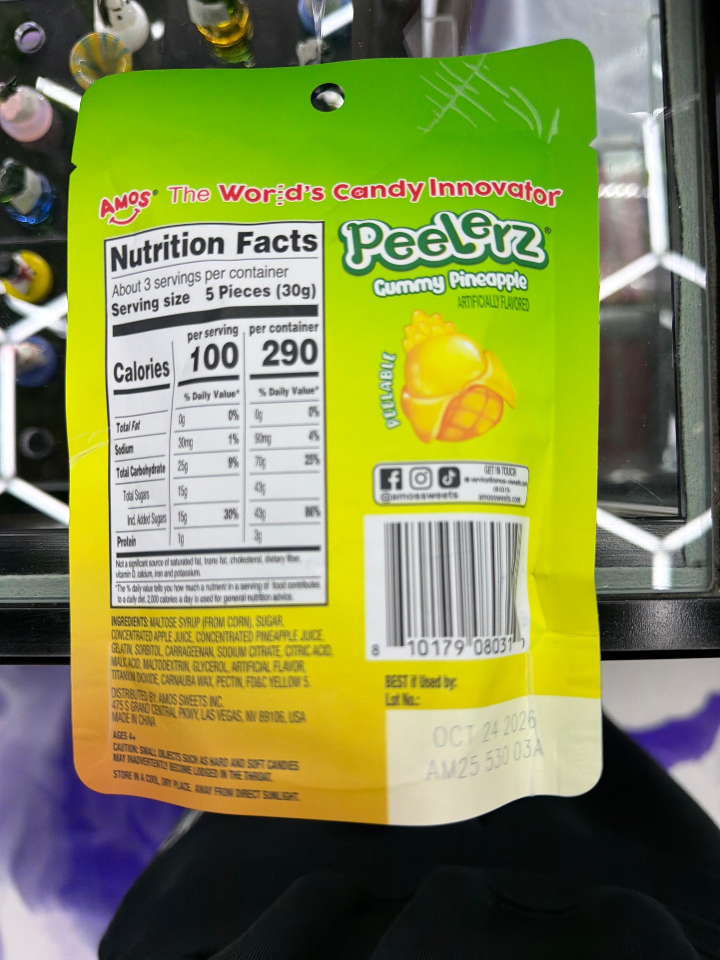 Peelerz Gummies 3oz Pineapple