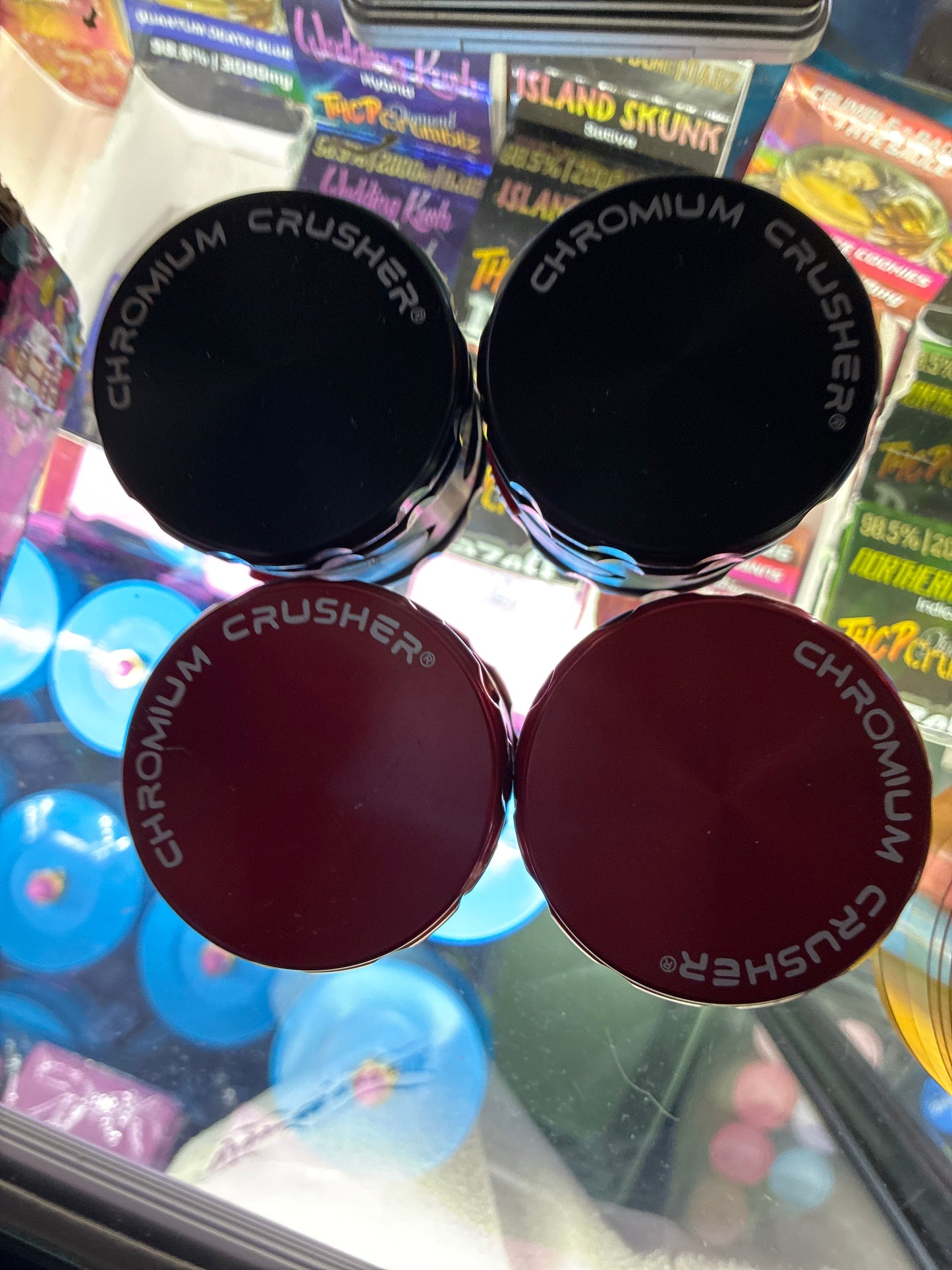 Chromium crusher window grinder