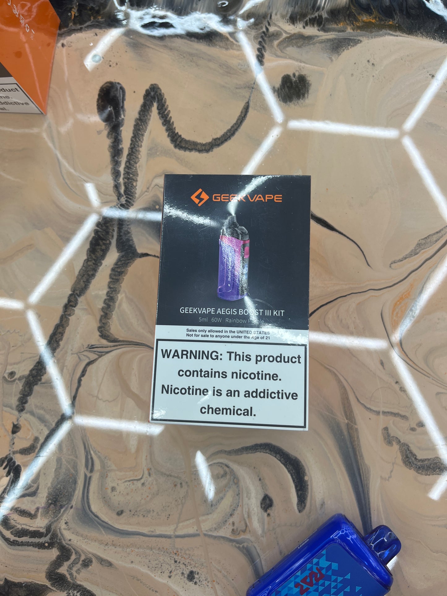 Geekvape aegis boost 3 kit rainbow purple