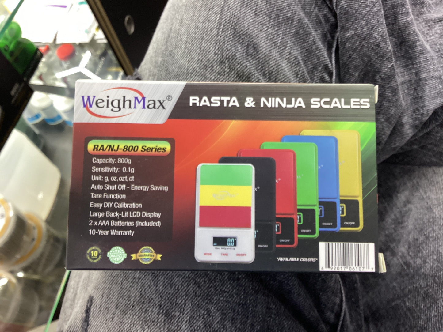 Weighmax ra/nj-800 rasta&ninja scale