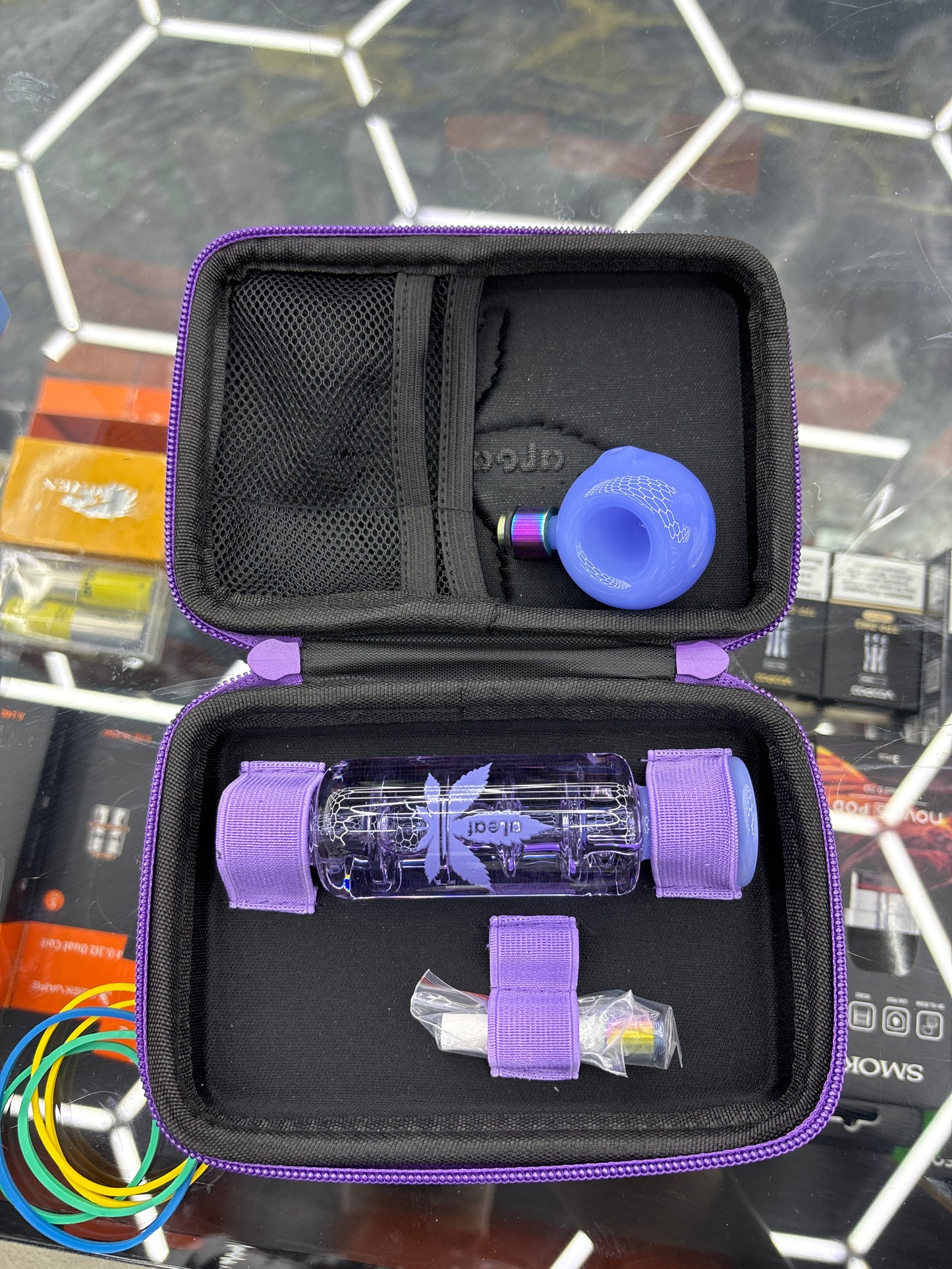 Aleaf liquid nectar collector purple