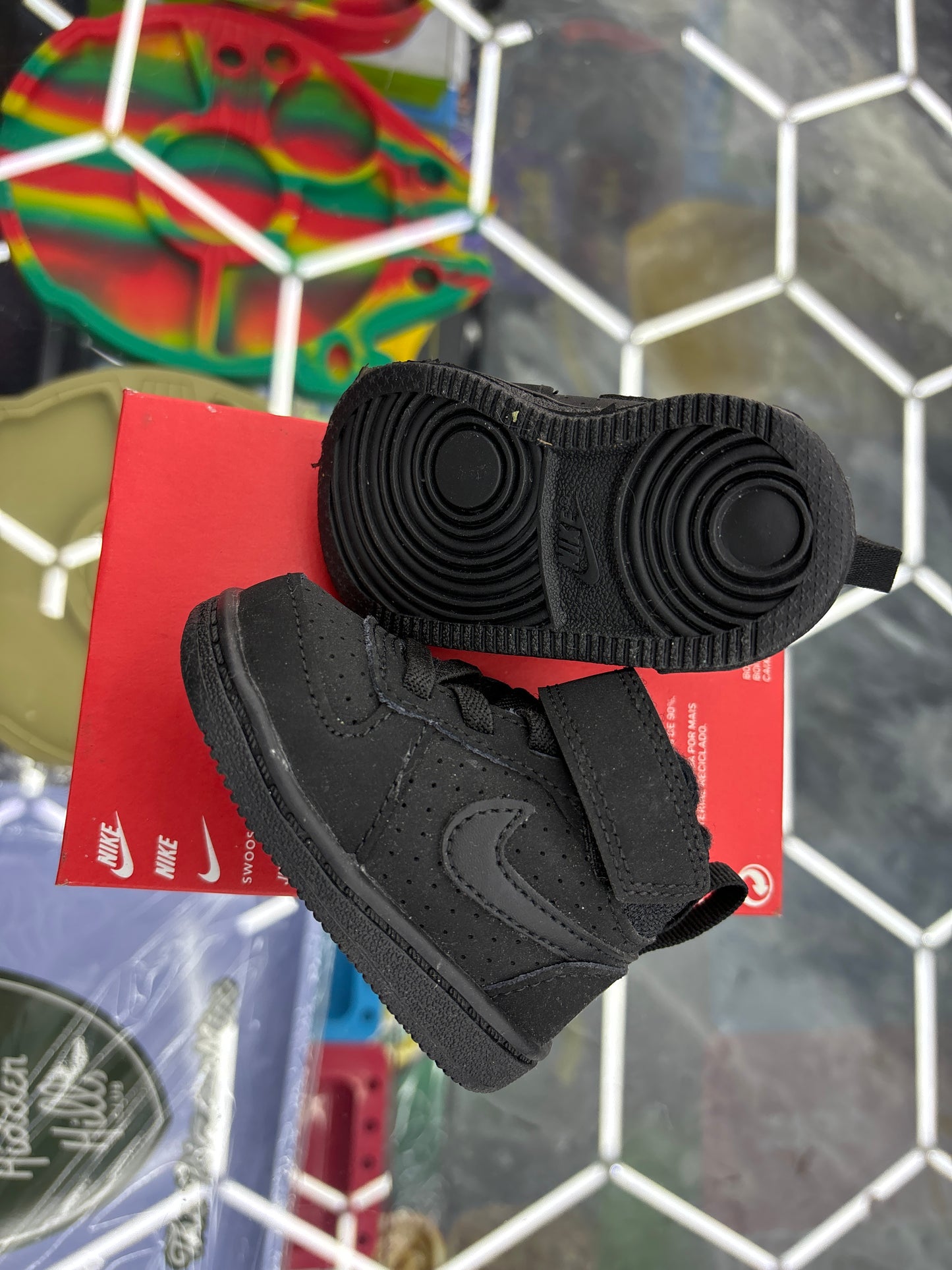 Nike Court, Borough mid black/black size 2C