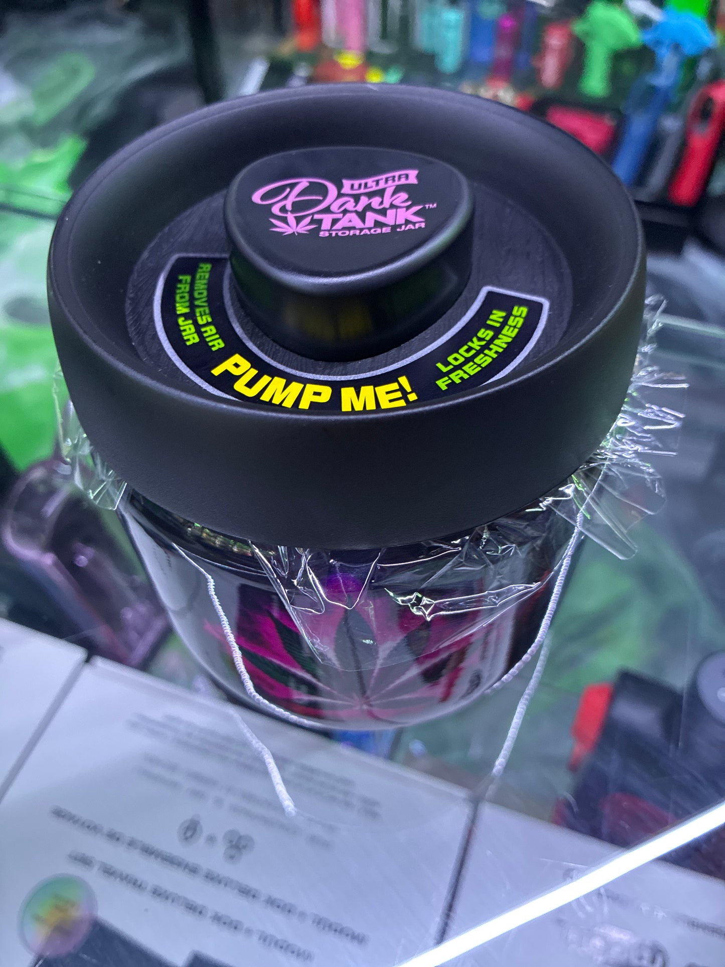 Fujima stash jar dank time neon