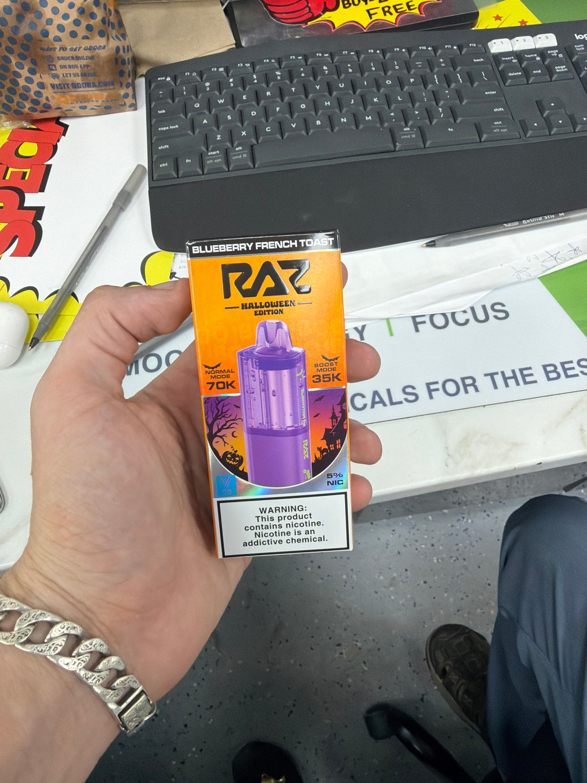 Raz x RL Vue Pod 70k blueberry french toast