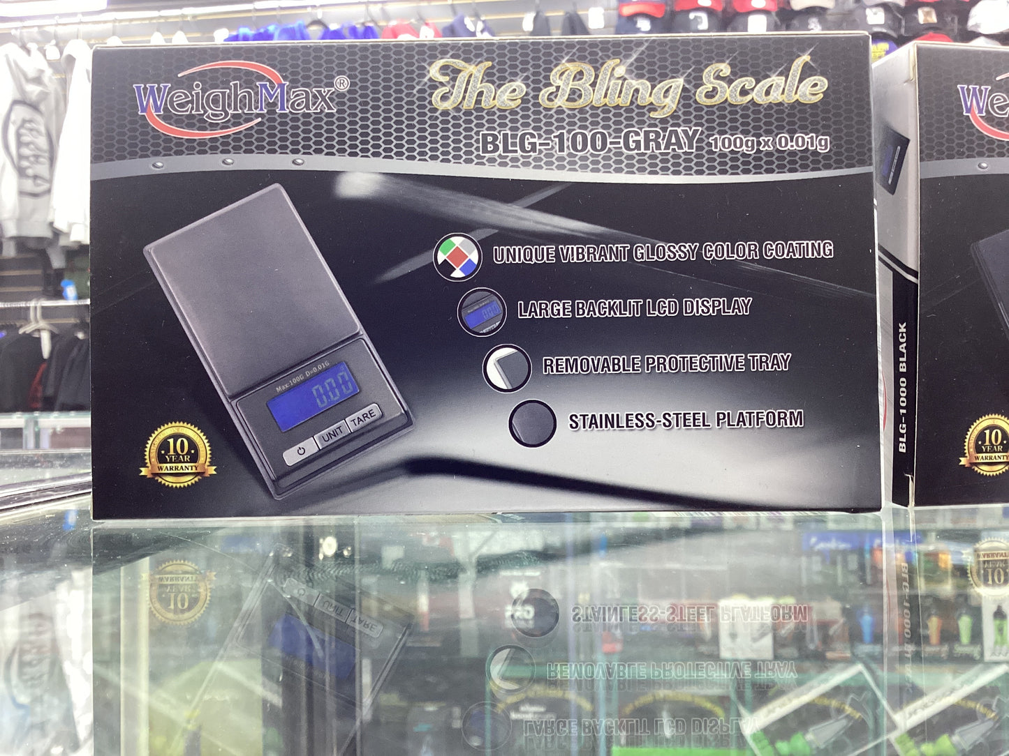 Weighmax the bling scale blg-1000-black