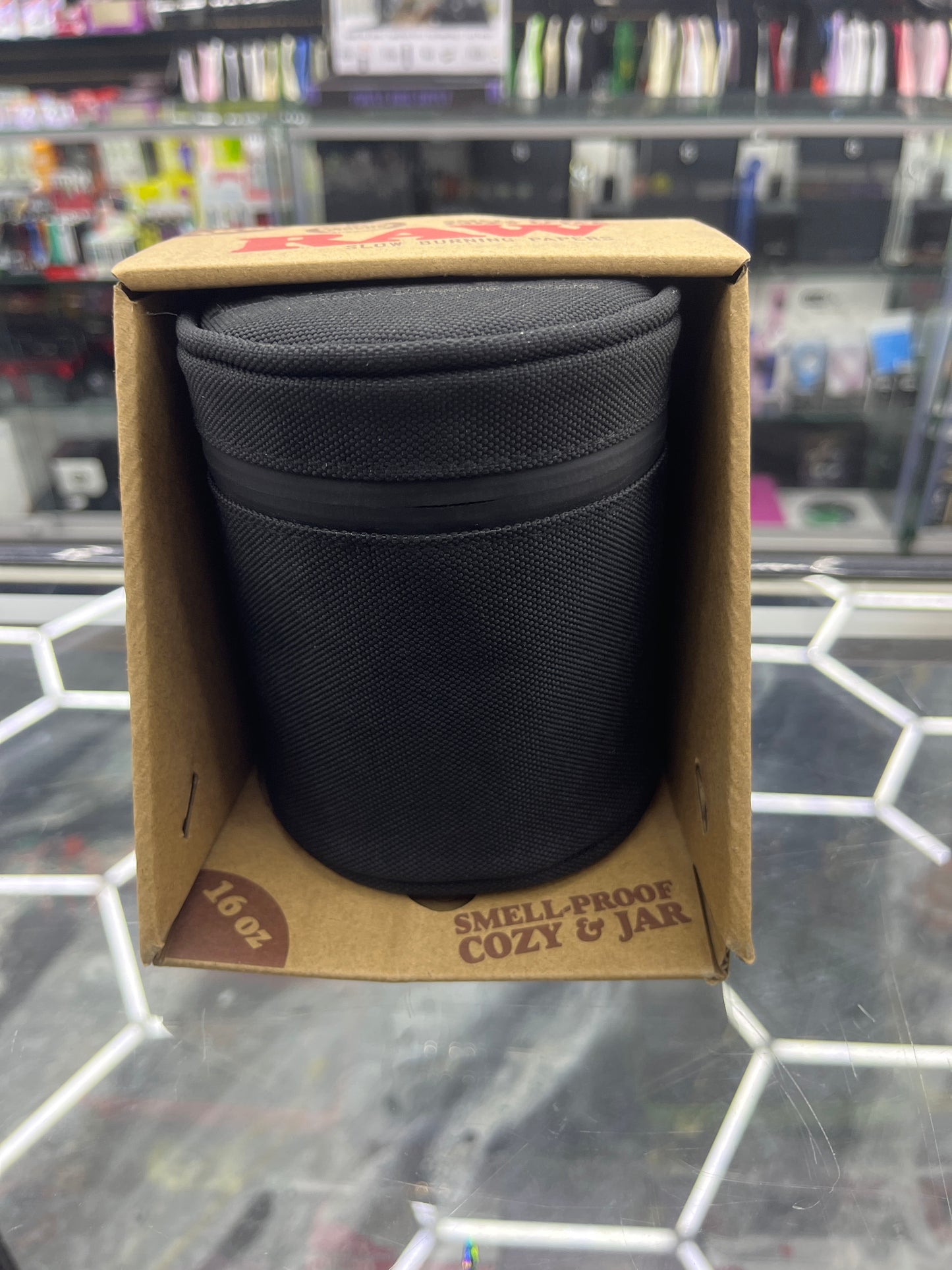 Raw 16oz smell proof cozy&jar