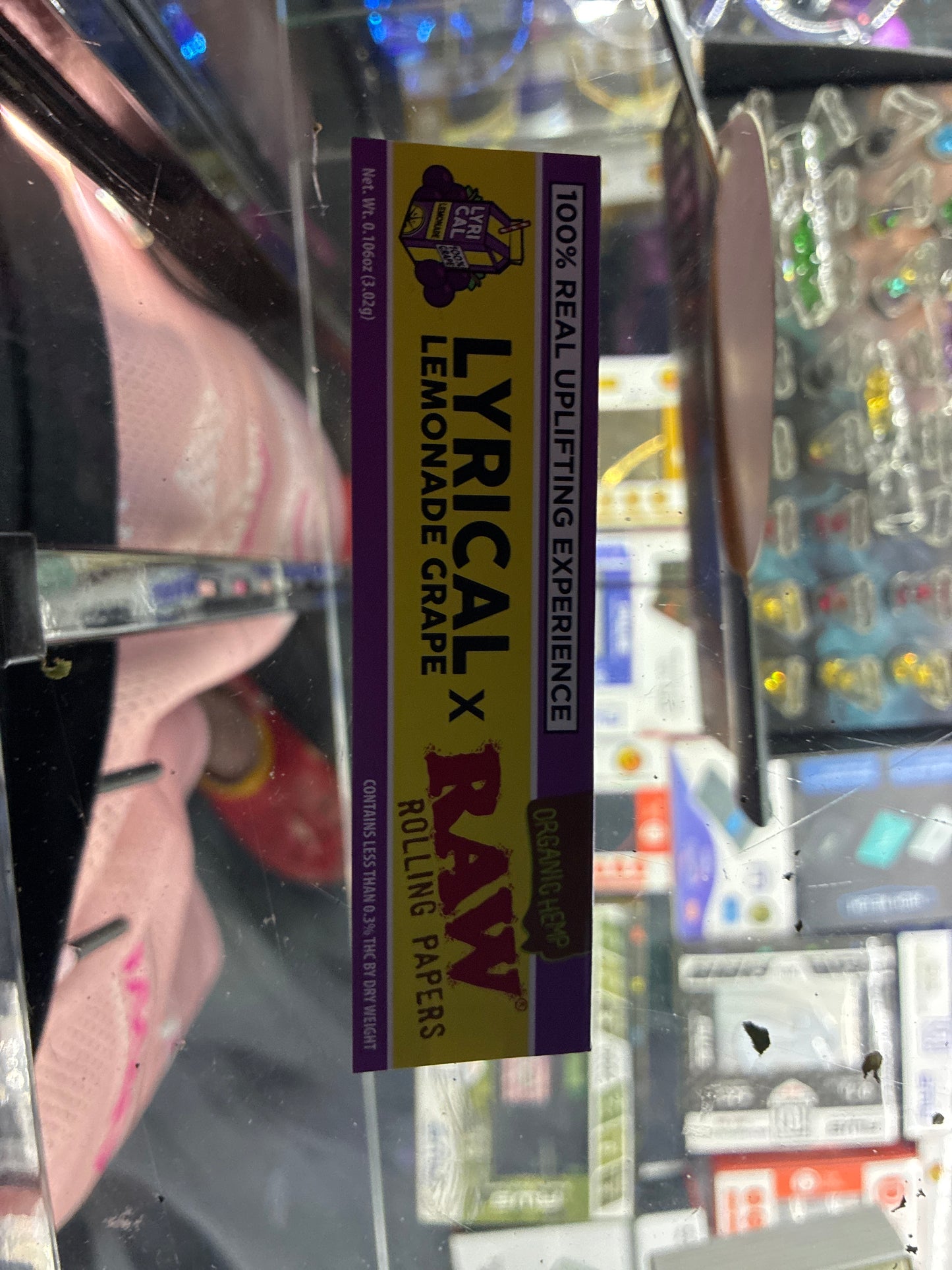 Raw lyrical, lemonade grape, rolling paper king size