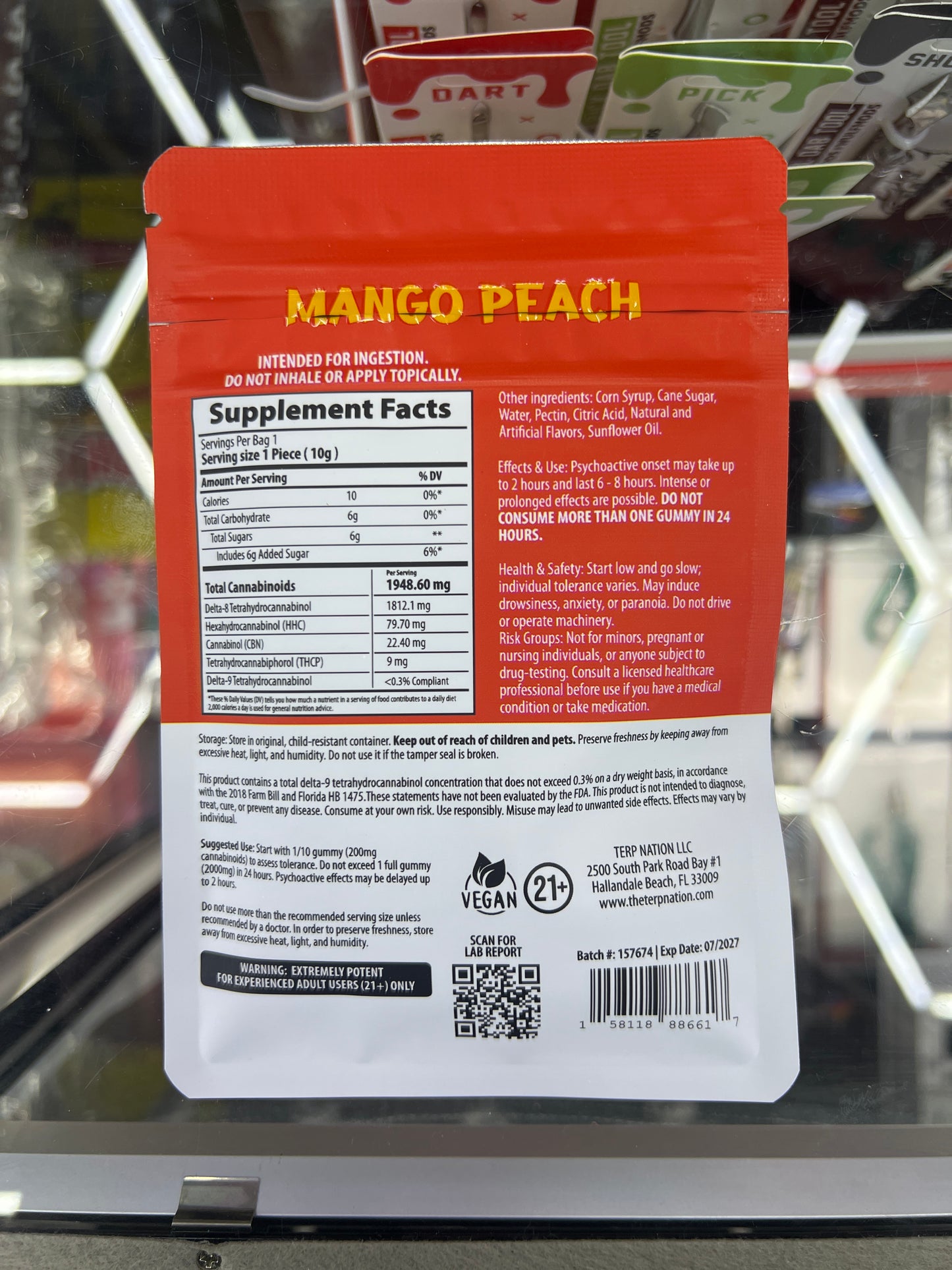 SMAK’D GUMMIES Mango Peach 5ctx 2000mg