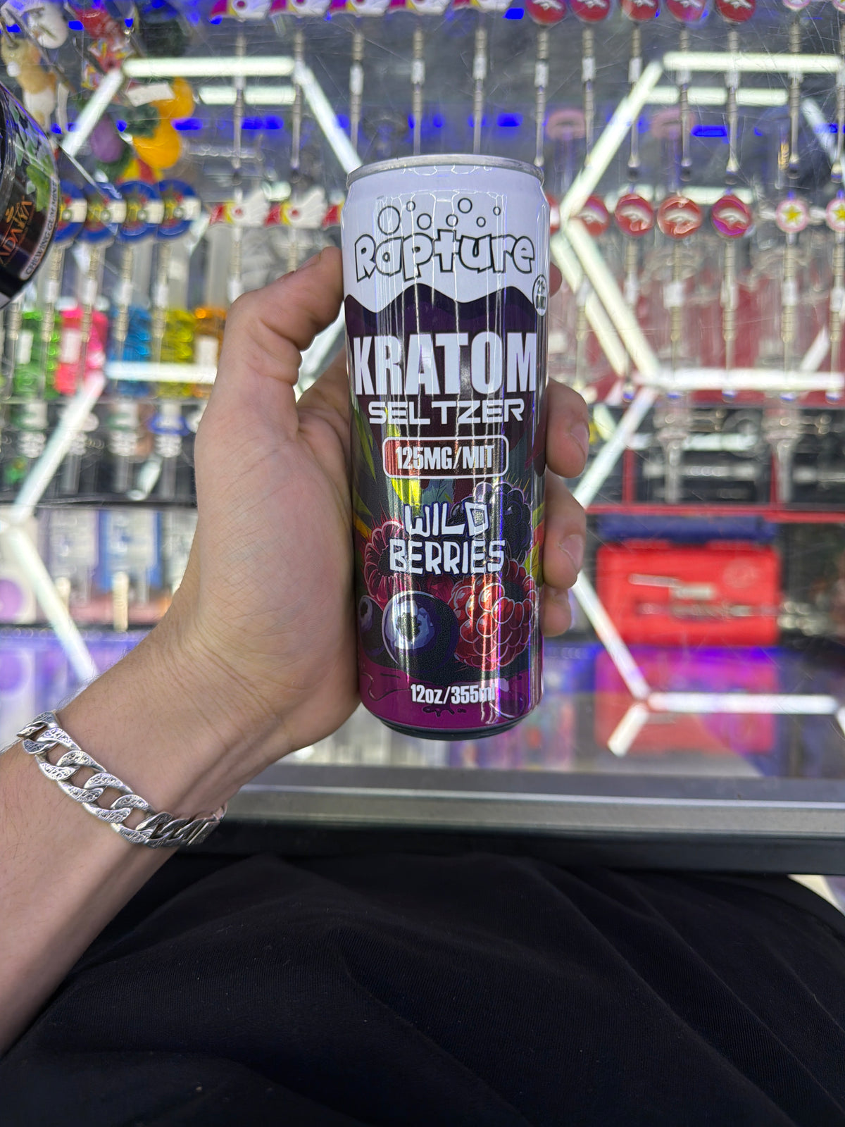 Rapture Kratom Seltzer 125mit Wild Berries