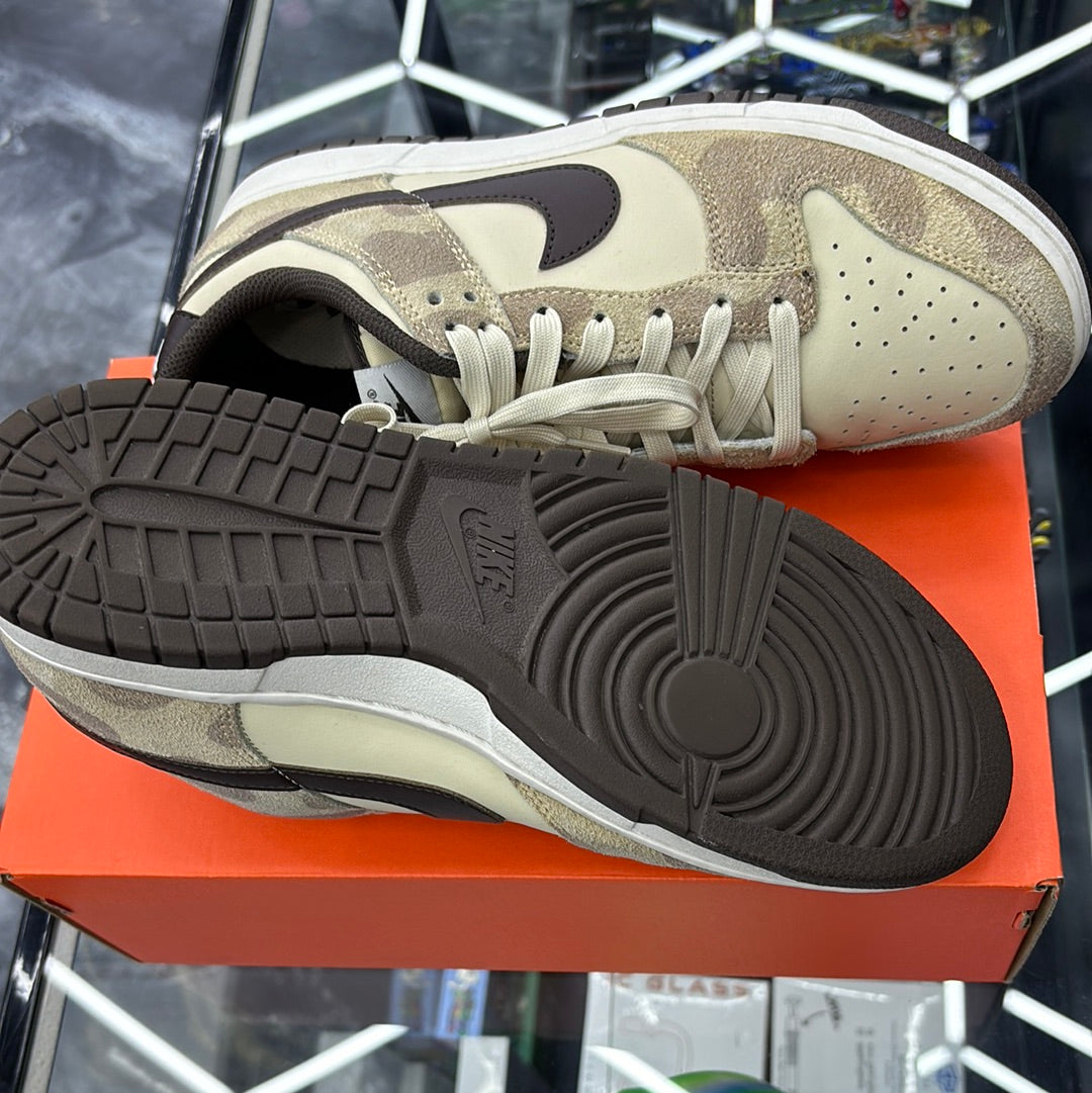 Nike dunk low retro PRM style DH7913 color 200 size 9M desert camo