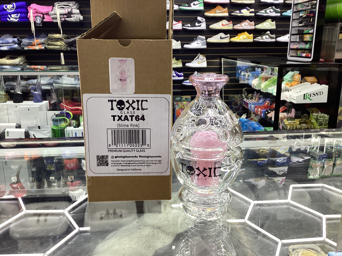 Toxic glass (slime pink)