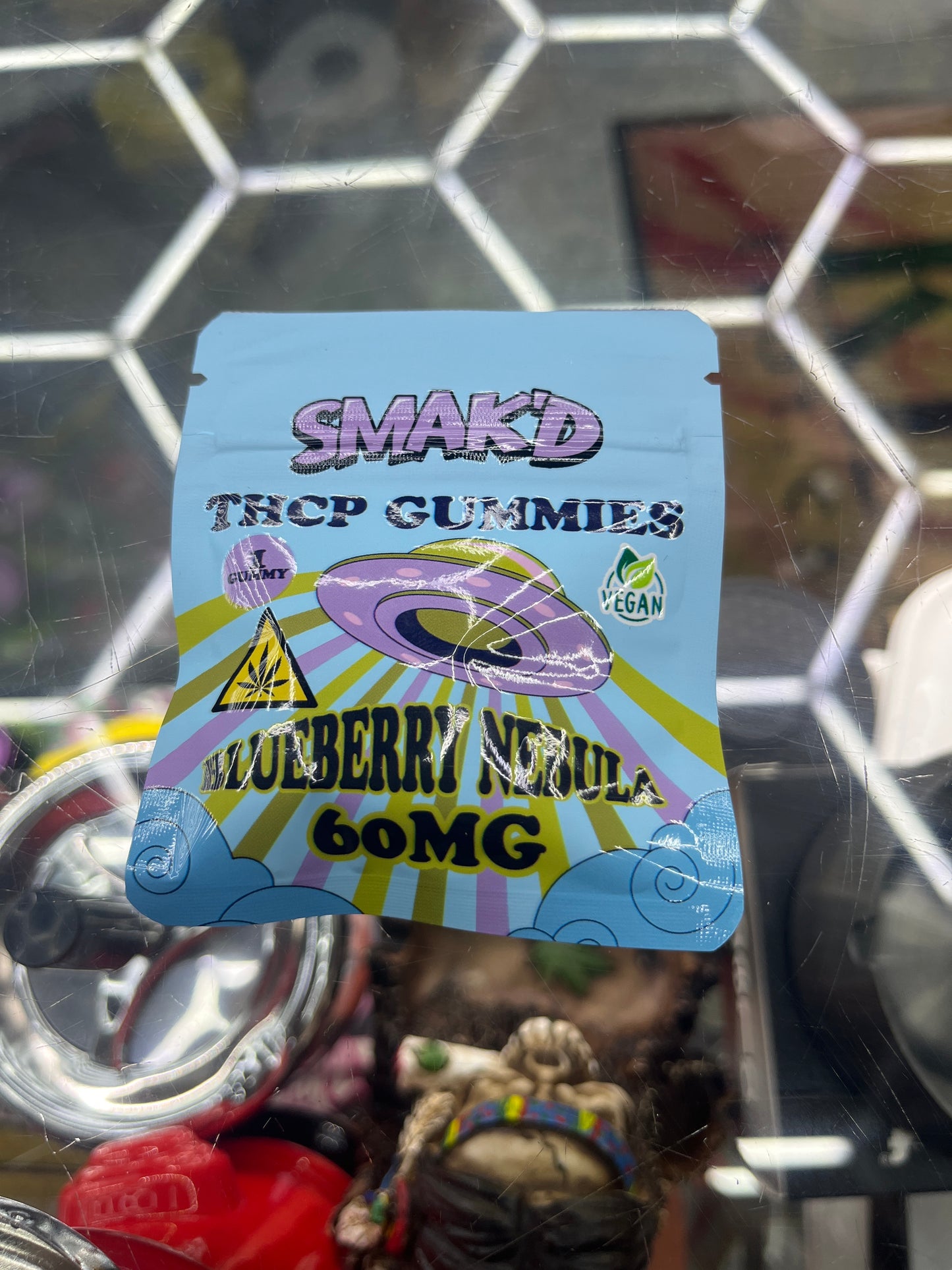 Smakd gummy thcp 60 mg blueberry nebula