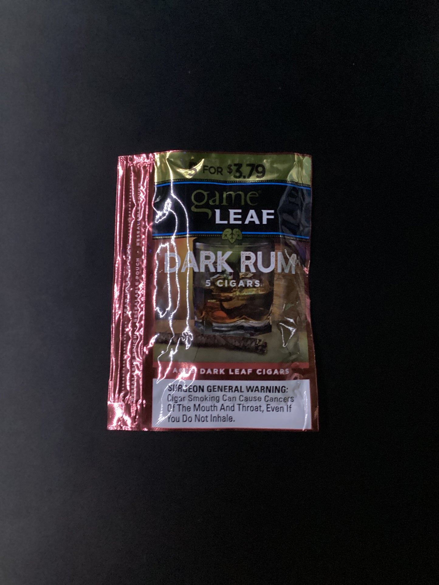 Game leaf 5 pack dark rum