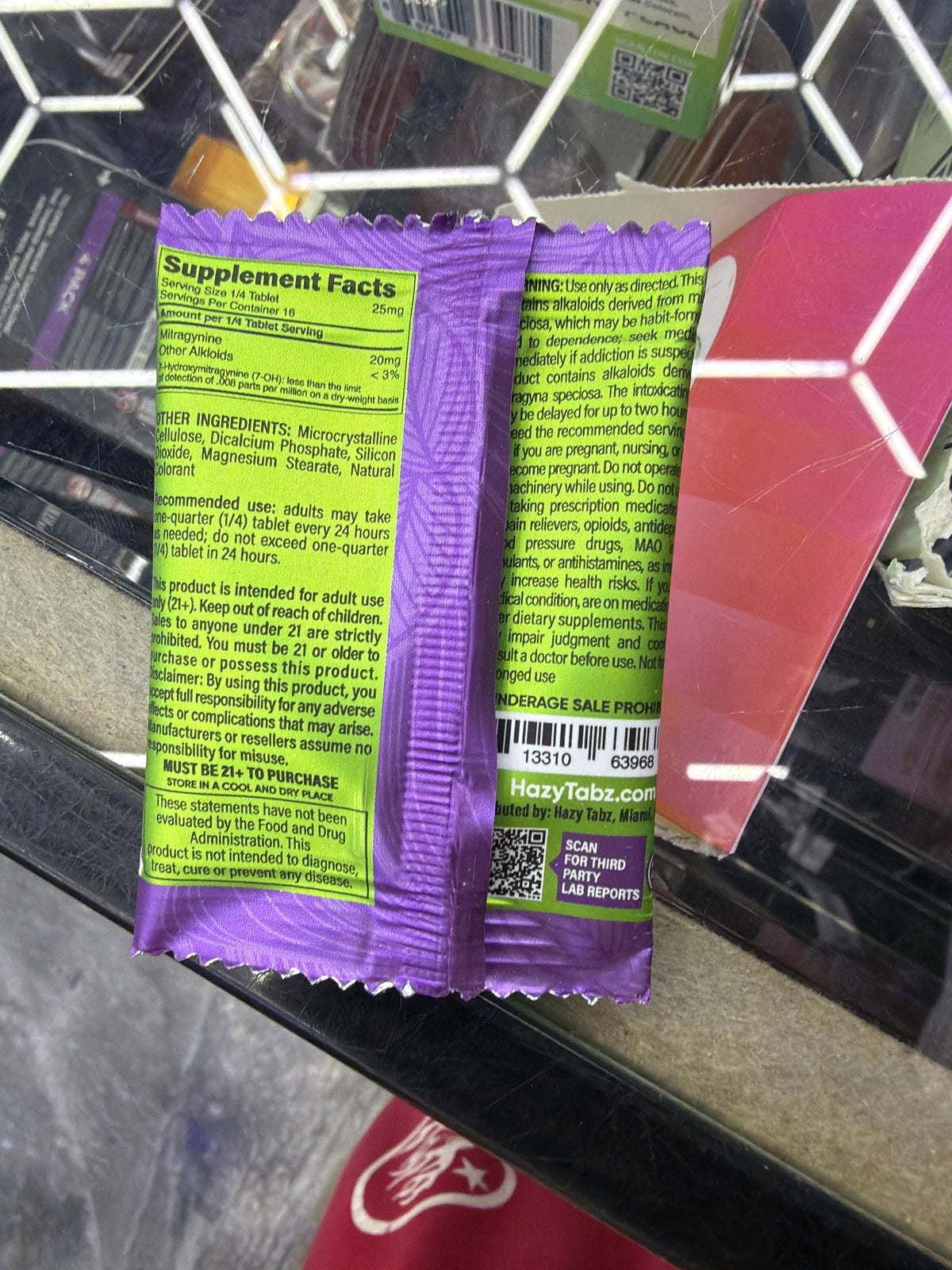 Hazy Tabz Ultra Next Gen Alkaloid Tablet 100MG Grape