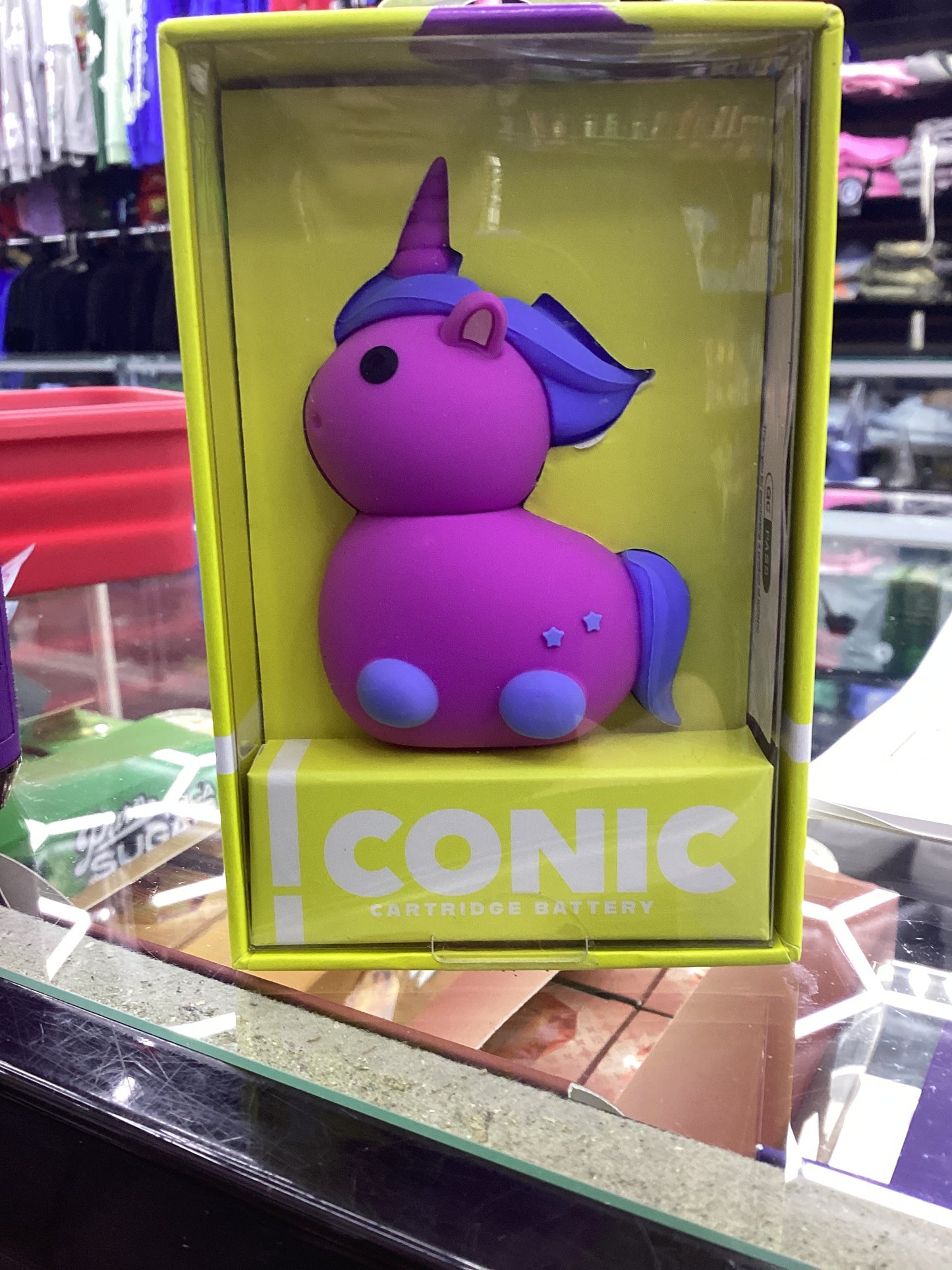 Iconic cartridge unicorn battery purple