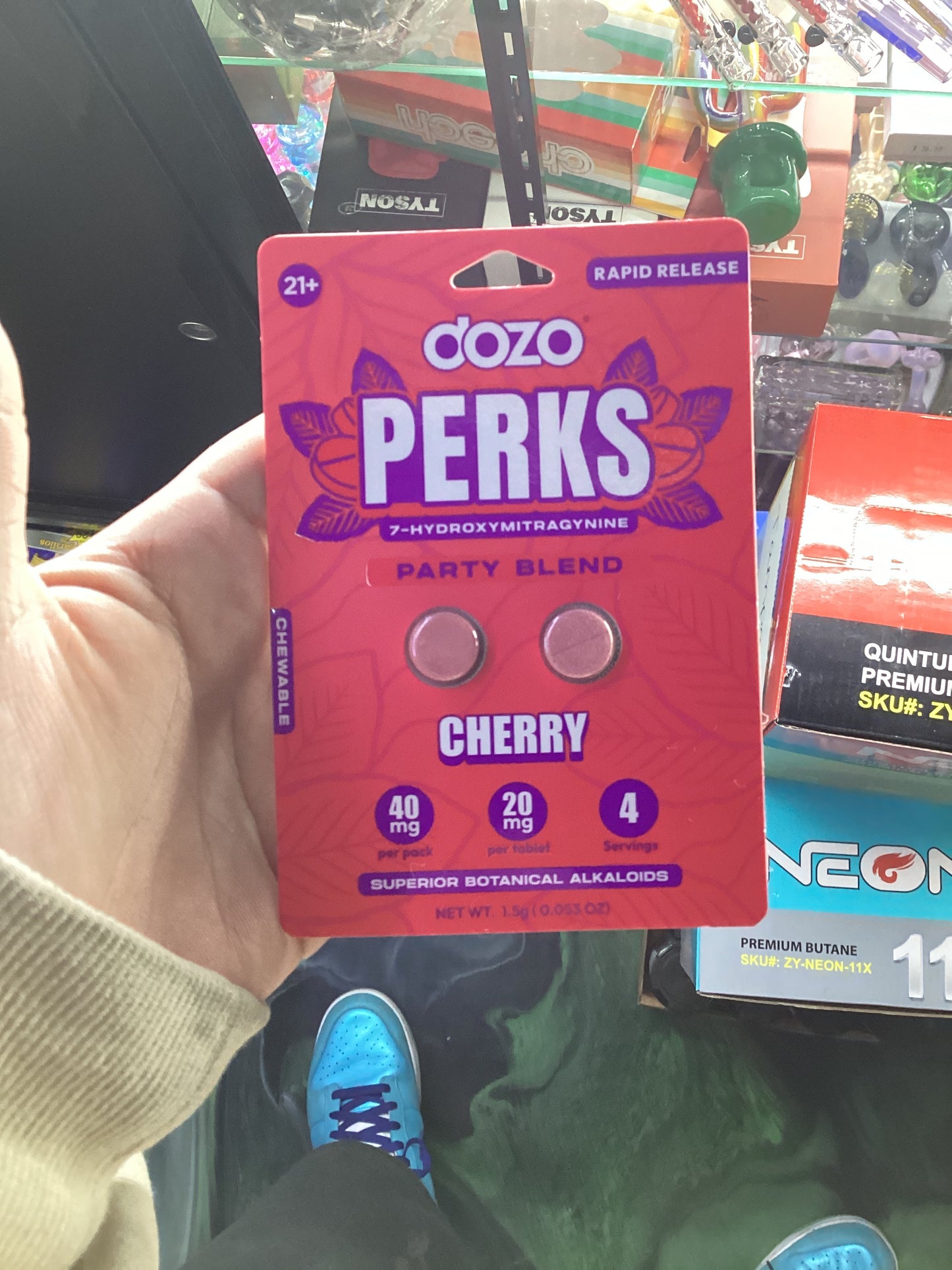 Dozo perks 2 pack 40 mg cherry