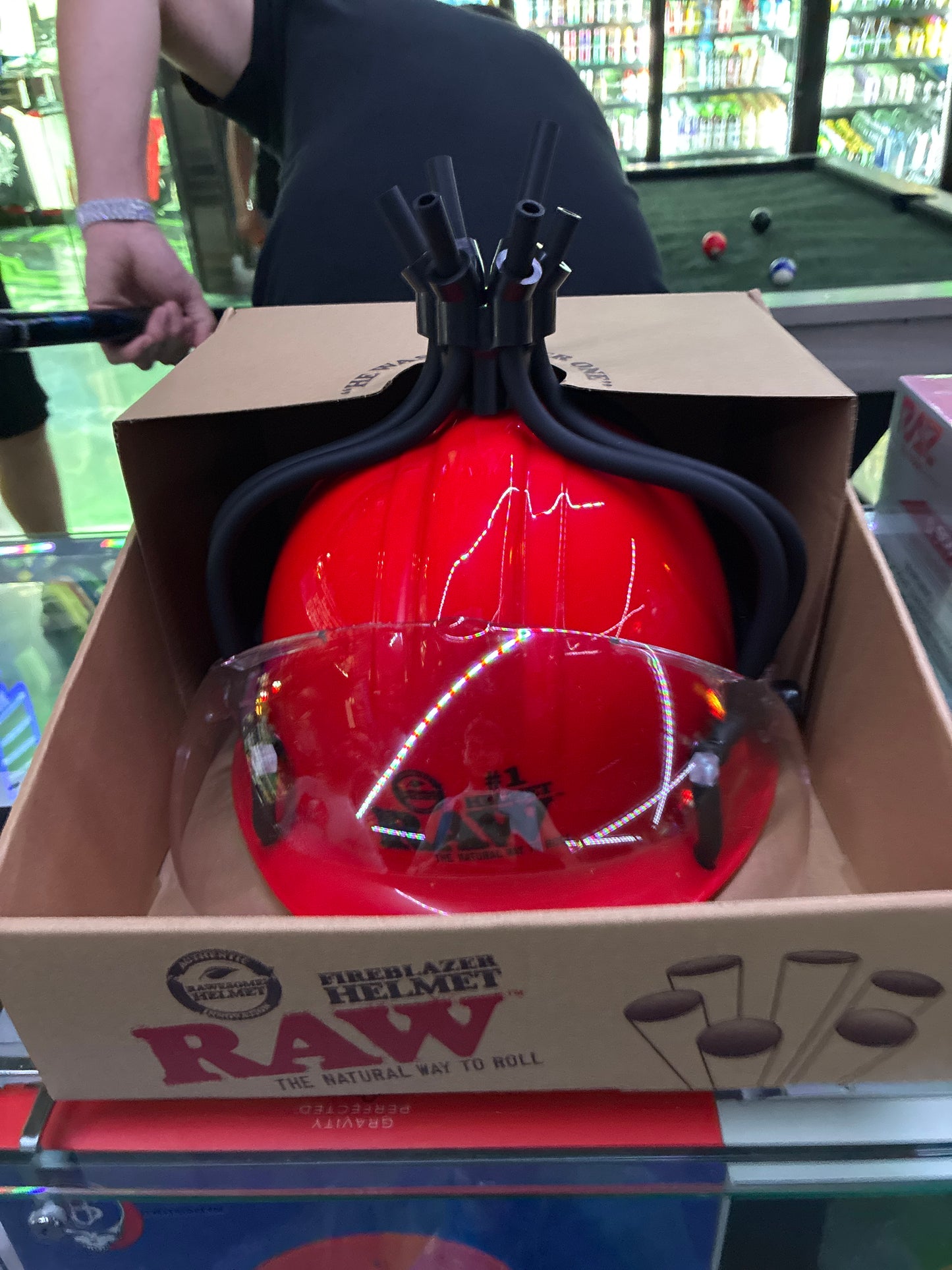 Raw fire blazer helmet