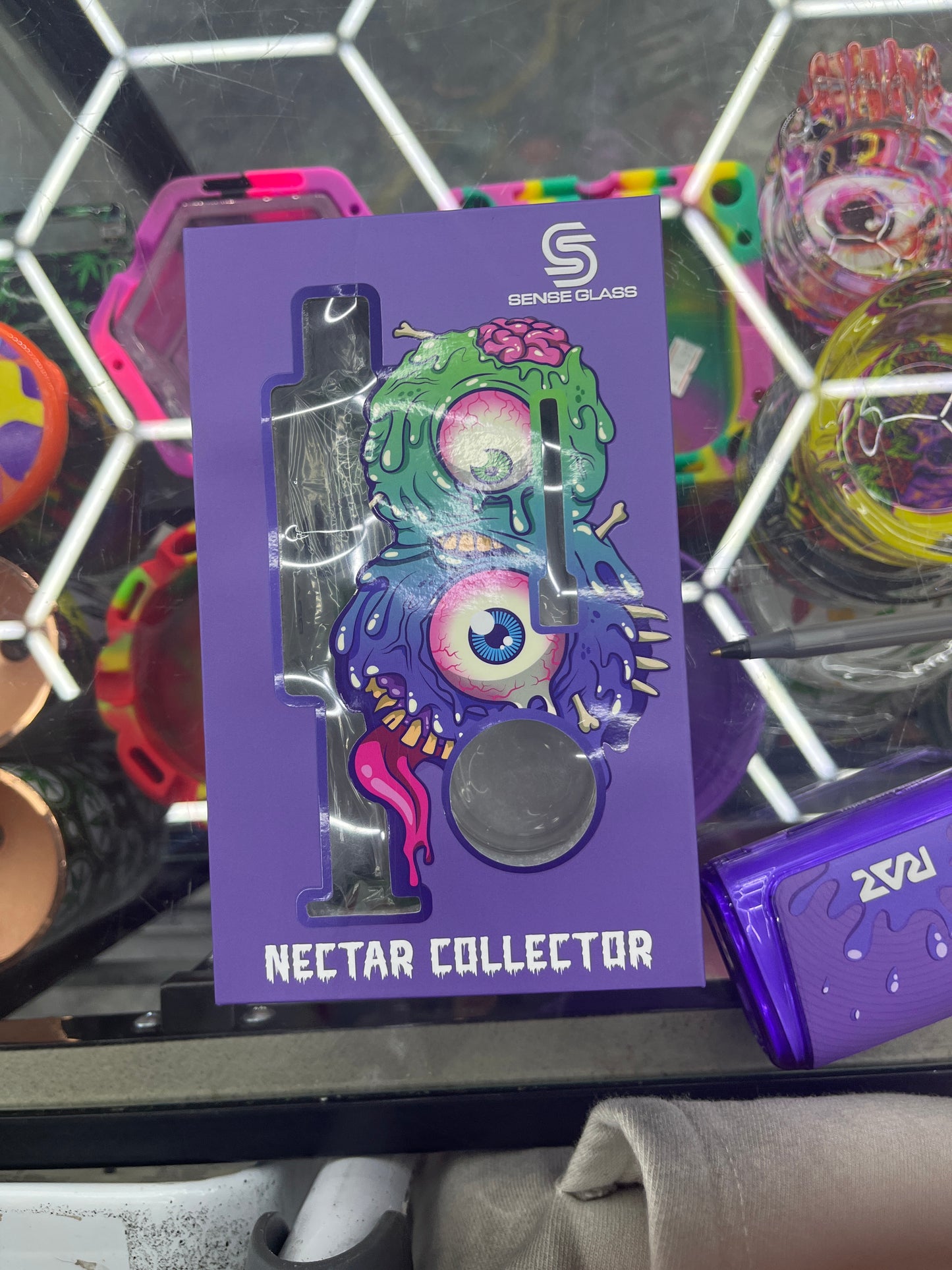 Senseglass nectar collector