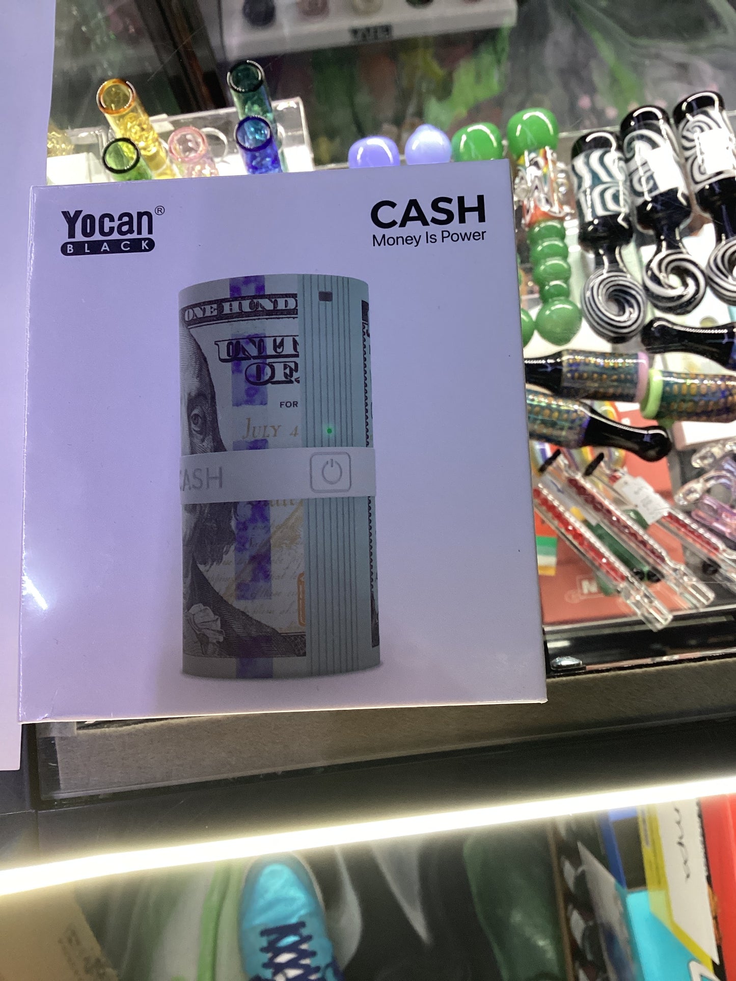 Yocan black battery cash grey