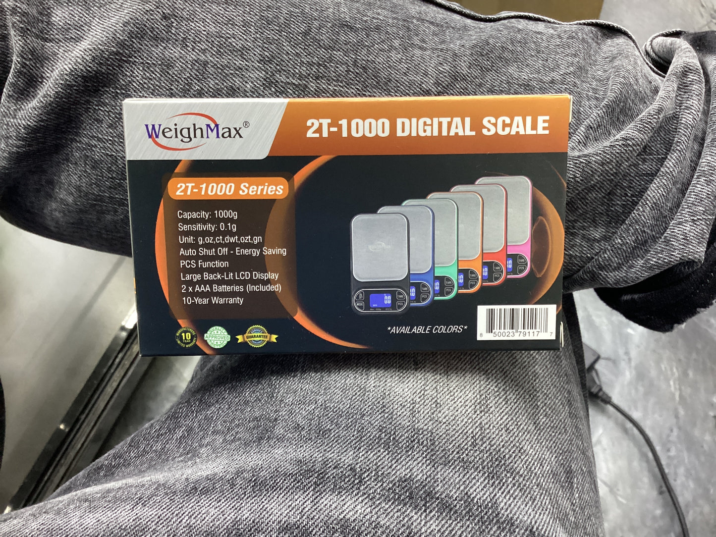 Weighmax 2t-100. Orange scale