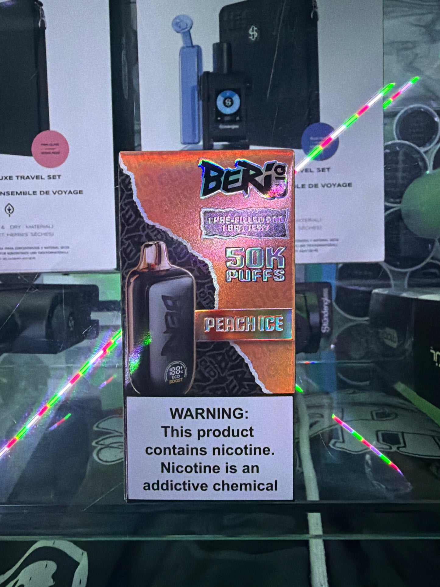 Beri Cliq 50K Puffs Pod + Kit (PeachIce)