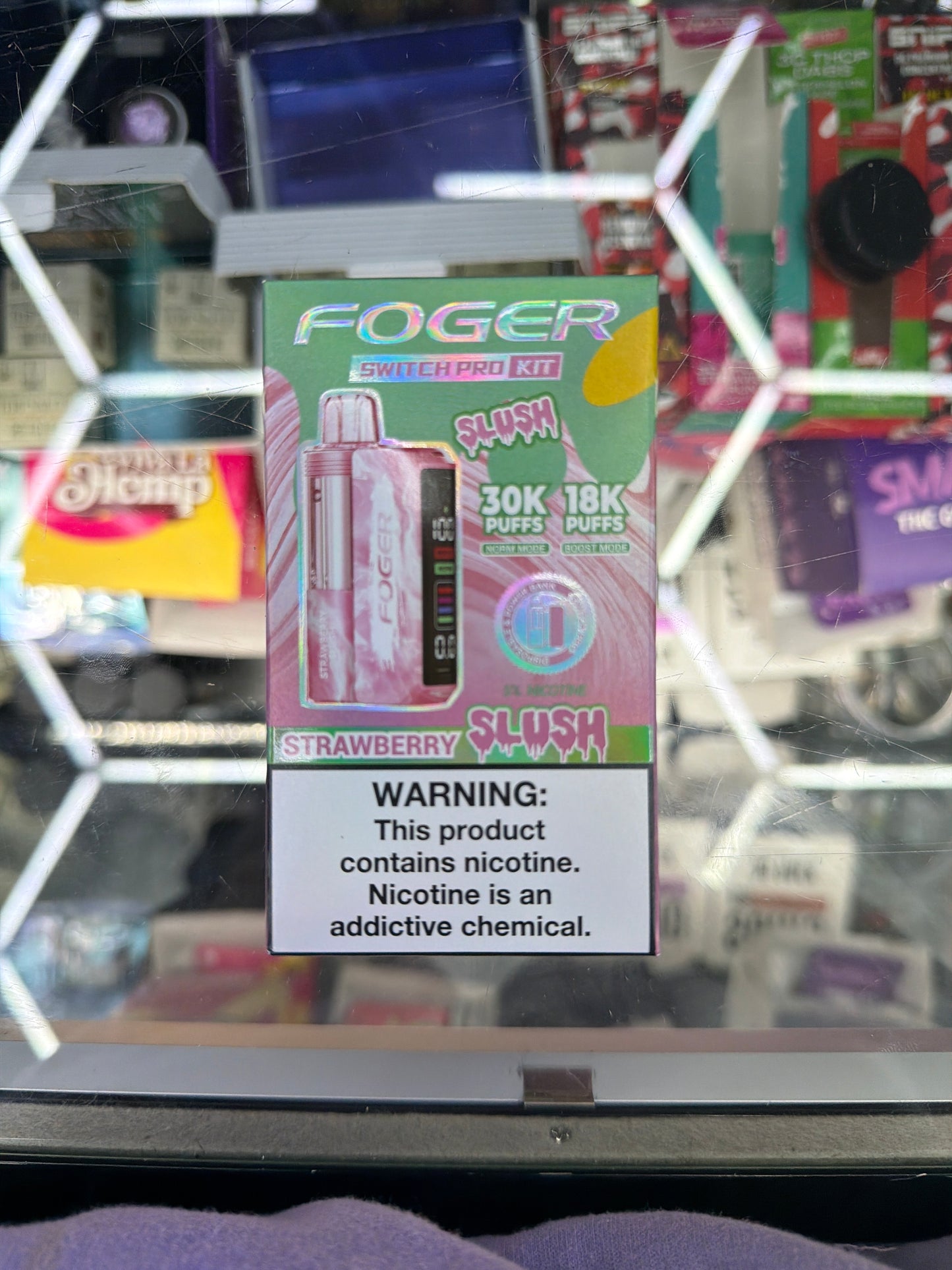 Fogger switch pod kit Strawberry Slush 30k