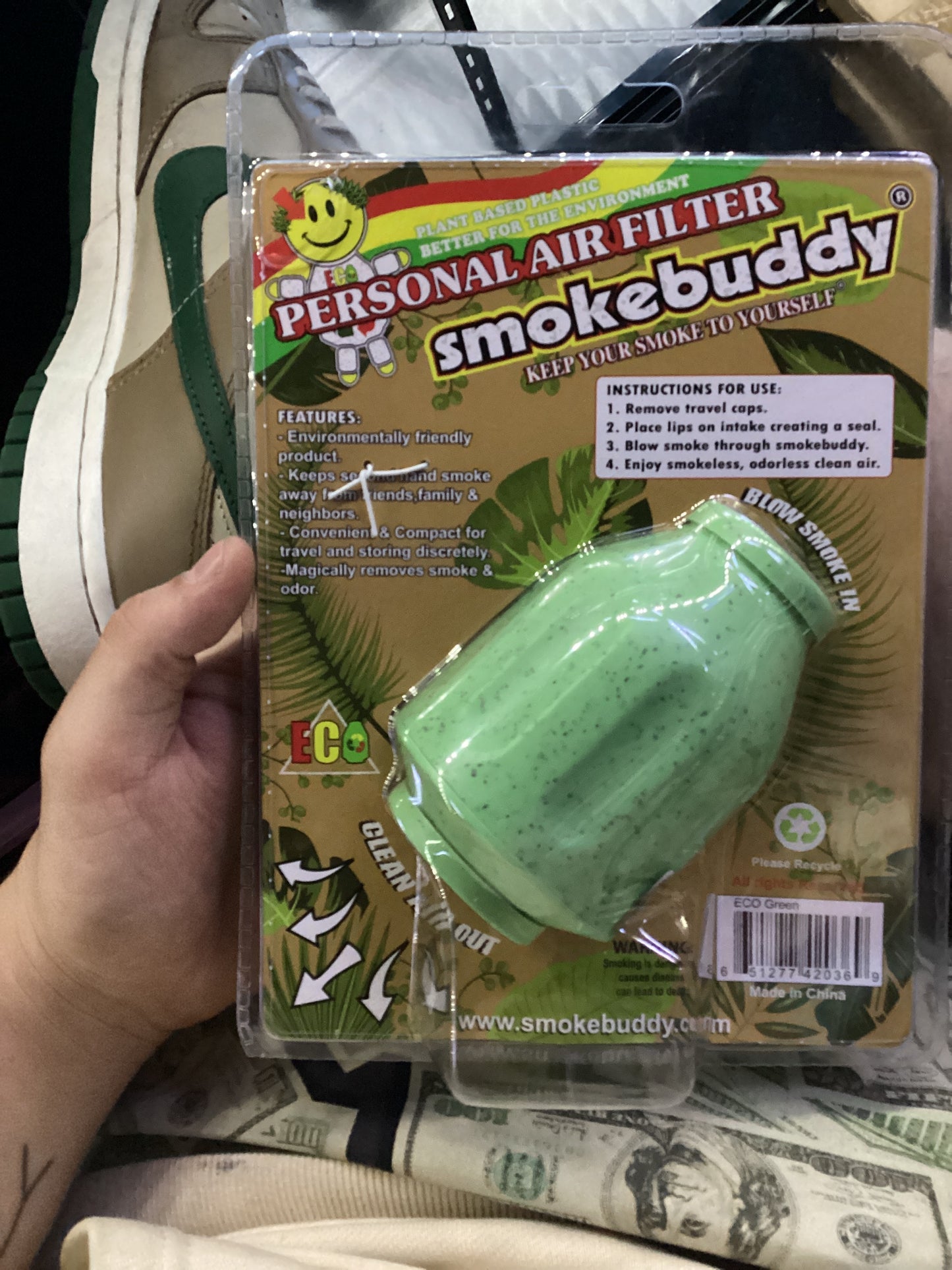 Smoke buddy green