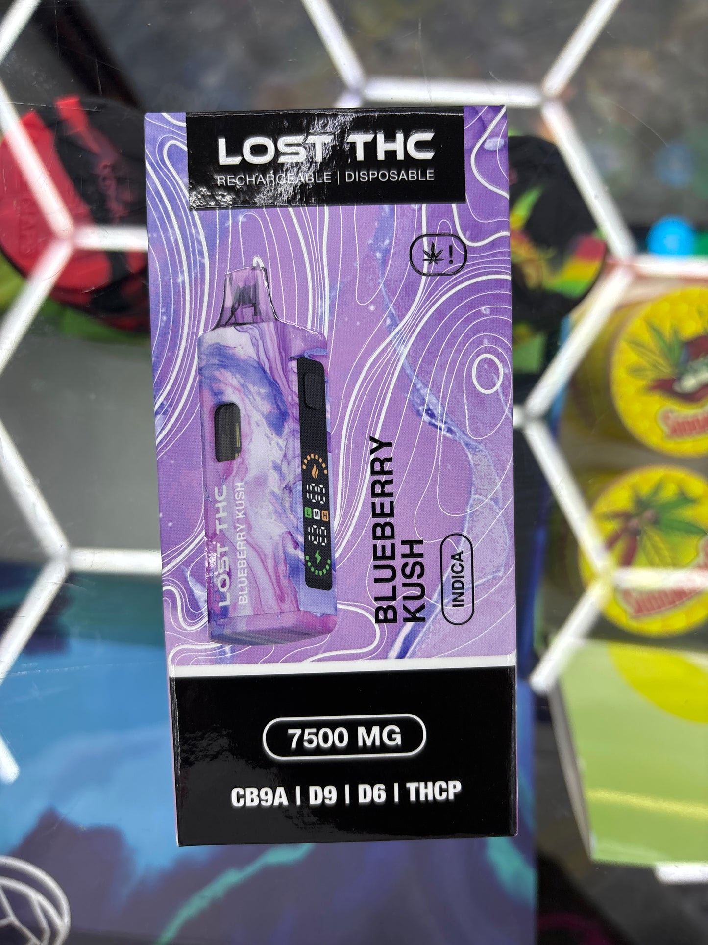Lost thc blueberry Kush Indica 7.5 G