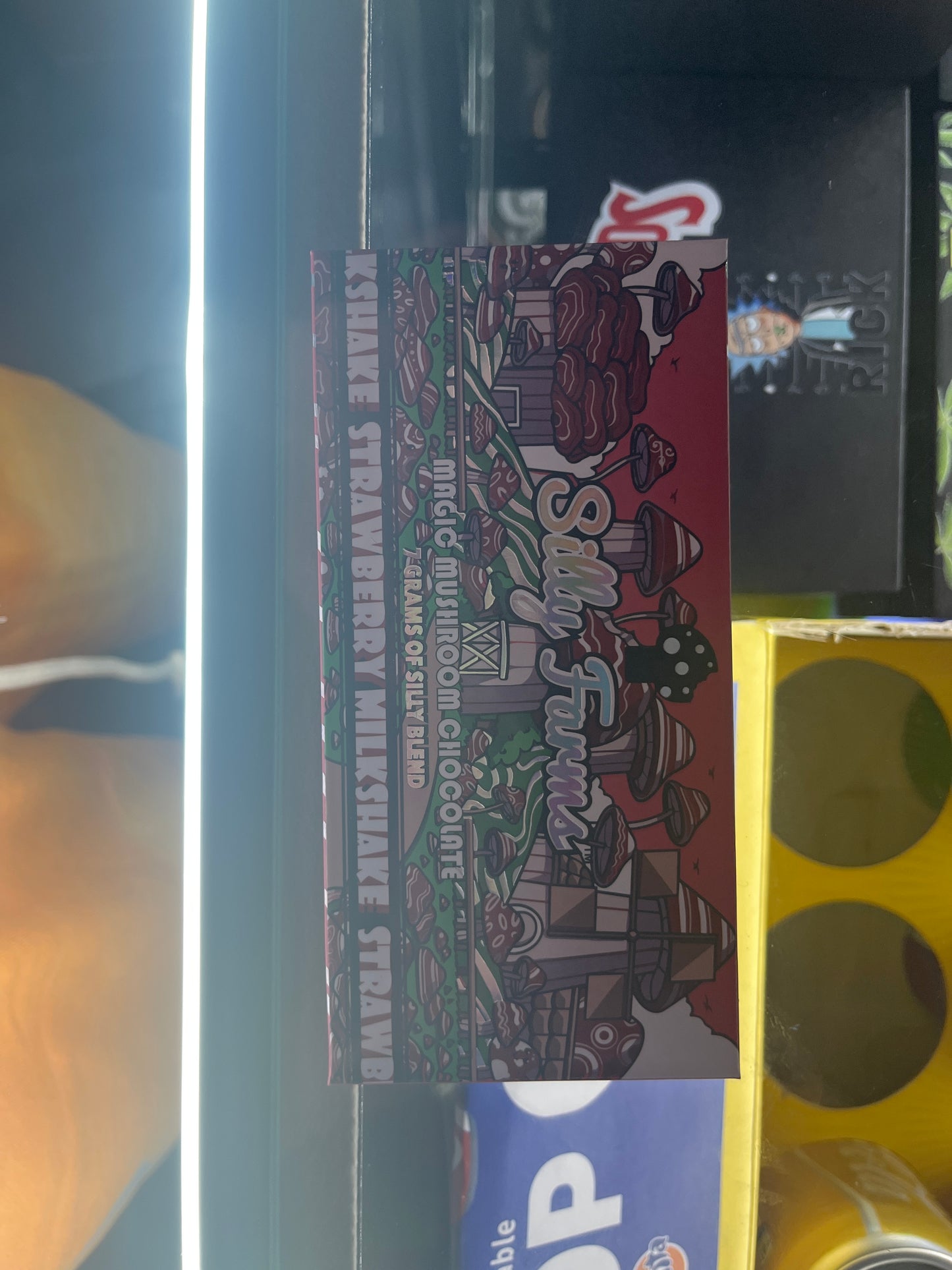 Silly farms magic chocolate strawberry milkshake