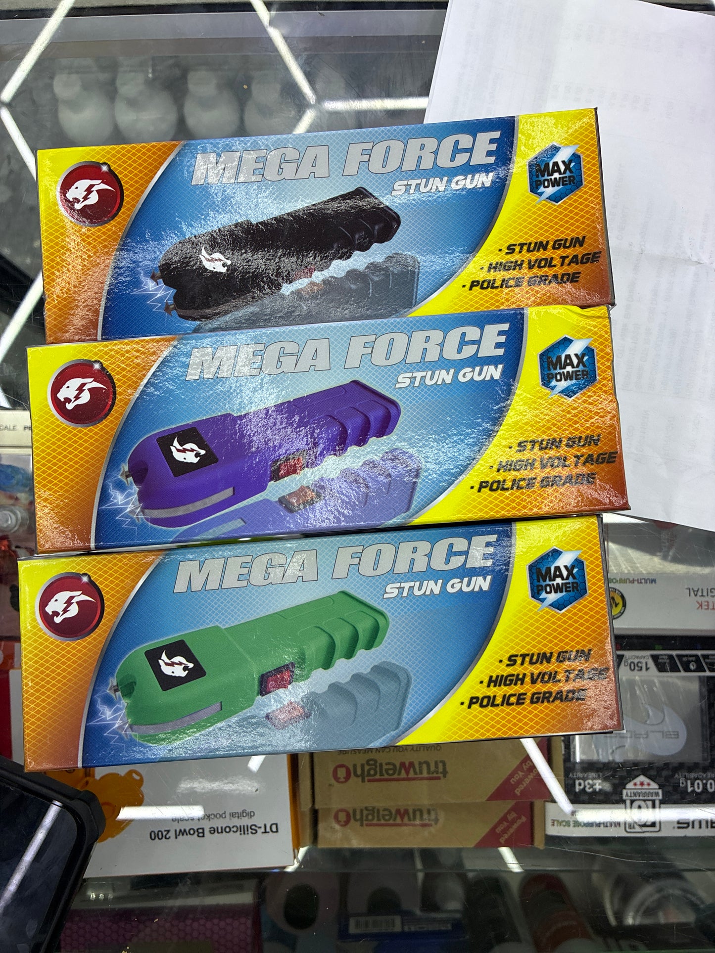 Mega force stun gun purple