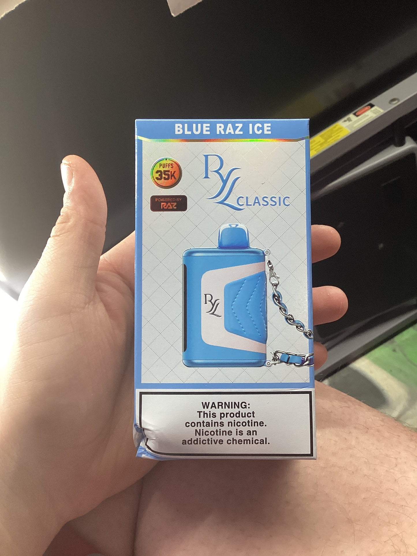 Razz RL classic 35k blue razz ice